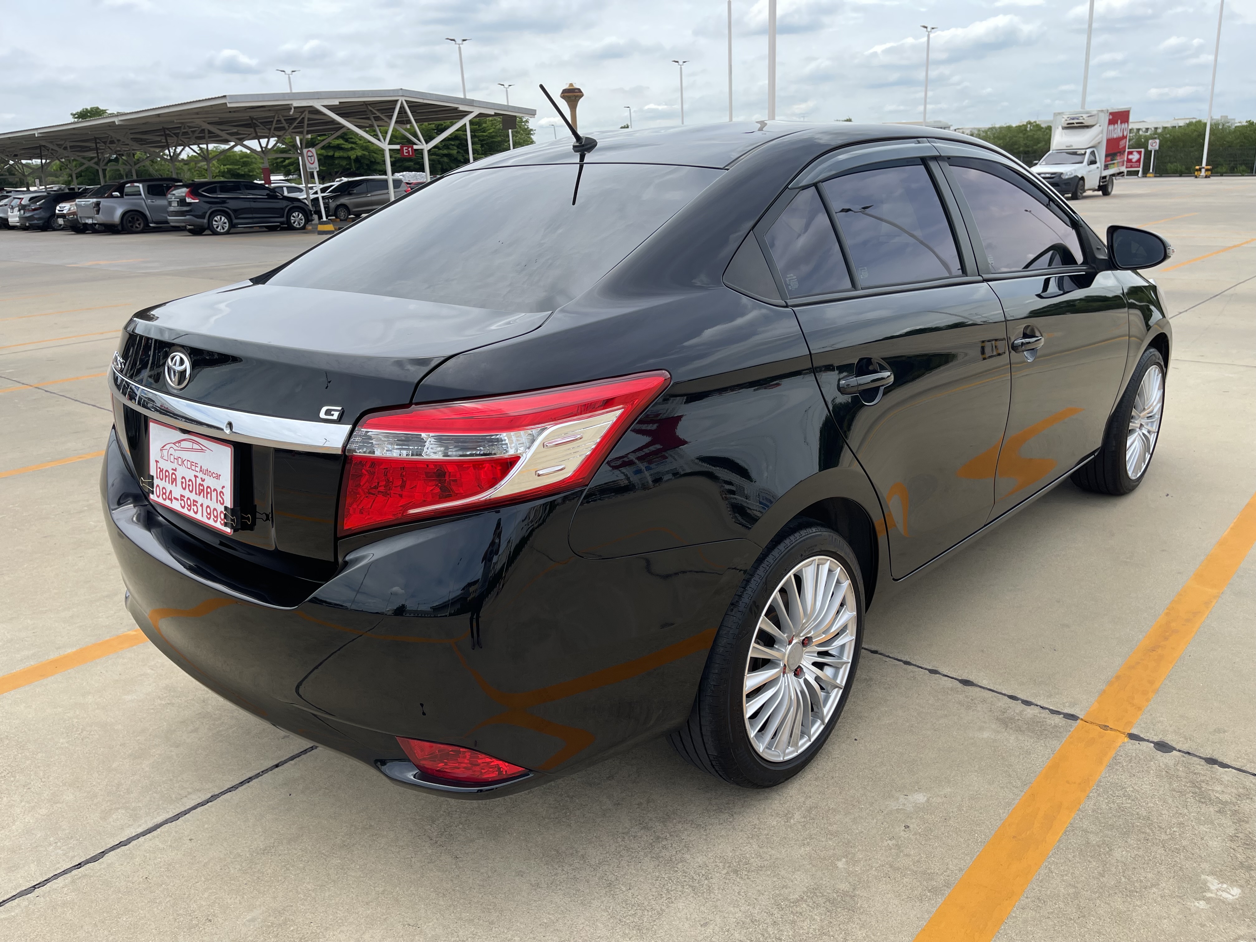 Toyota Vios 1.5 G Dual VVT-i (E85) At 2016 ดำ