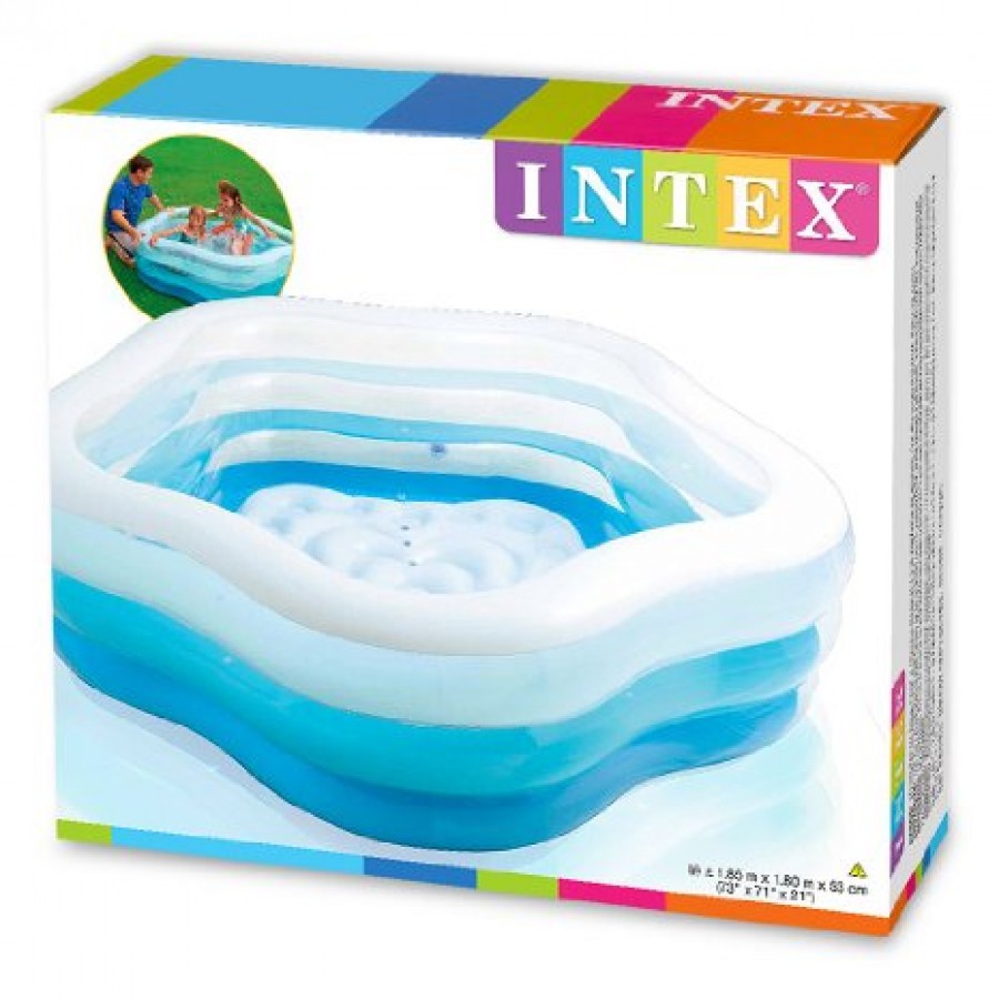 Intex Summer Colour Pool สระน้ำรูปดาว 56495 (Blue)+สูบไฟฟ้า