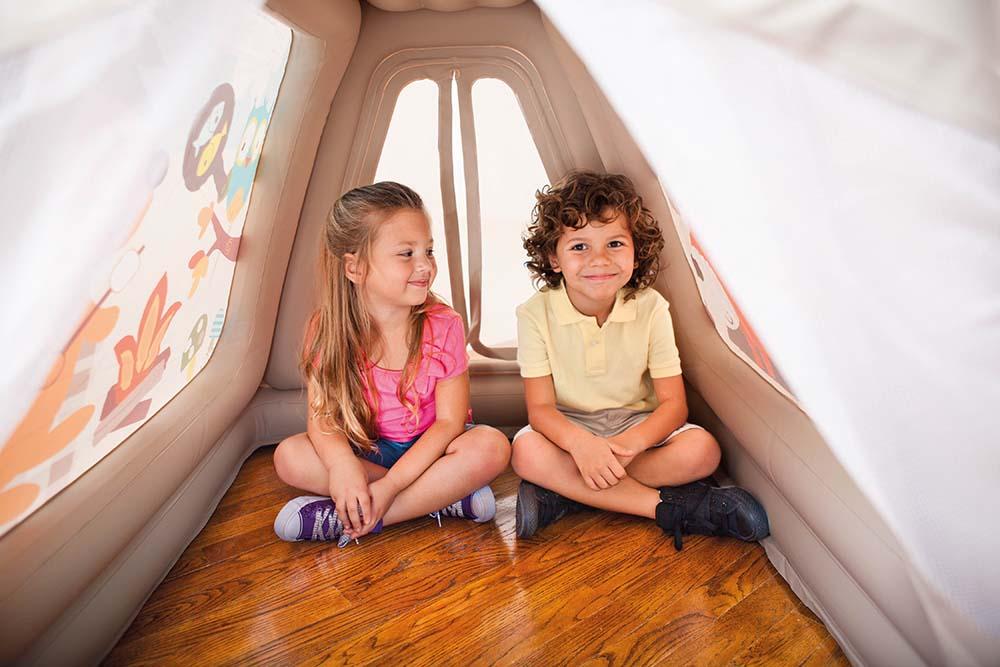 Intex Animal Trails Indoor Play Tent บ้านบอลทรงเต็นท์ลมลายสัตว์ป่า 48634