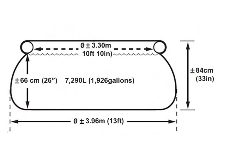 Intex 28142 สระ Easy Set ขนาด 13 ฟุต ( 3.96 x 0.84 เมตร ) + เครื่องกรองระบบไส้กรอง + สูบไฟฟ้า