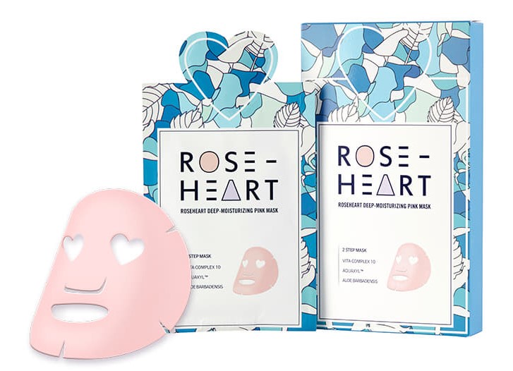 I'M IN LOVE ROSEHEART DEEP MOISTURIZING PINK MASK