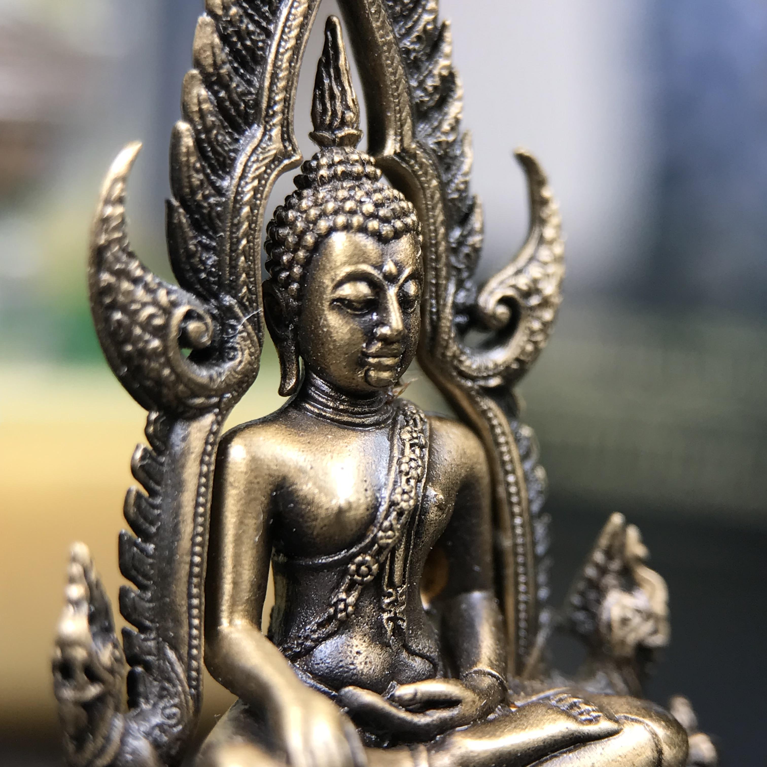 พระพุทธชินราช ภปร. 84 พรรษา ปี 2554 เนื้อบรอนซ์รมดำซาติน พิมพ์กลางขนาดหน้าตัก 1/2 นิ้ว(พระราชทานมวลสาร จิตรลดาและเส้นพระเจ้า(เส้นผม)รัชกาลที่9)พุทธศิลป์ทรงคุณค่าอีกหนึ่งรุ่นยอดนิยม(หมายเลข ๒๓๓๔))