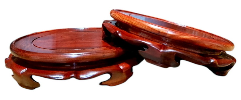 ฐานหรือกี๋ไม้สไตล์จีน ทรงกลม