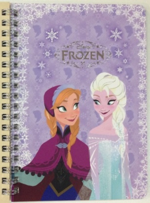 สมุดโน๊ตห่วงข้าง B6 - FROZEN ELSA & ANNA pp