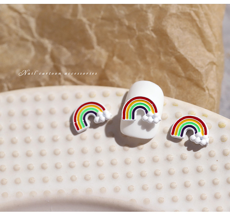 SKU-00888 สายรุ้ง ขนาด 12*8mm ( 1 อัน )
