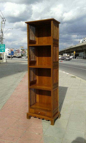ตู้หนังสือ ข้างซี่ 40x50x150 ซม.