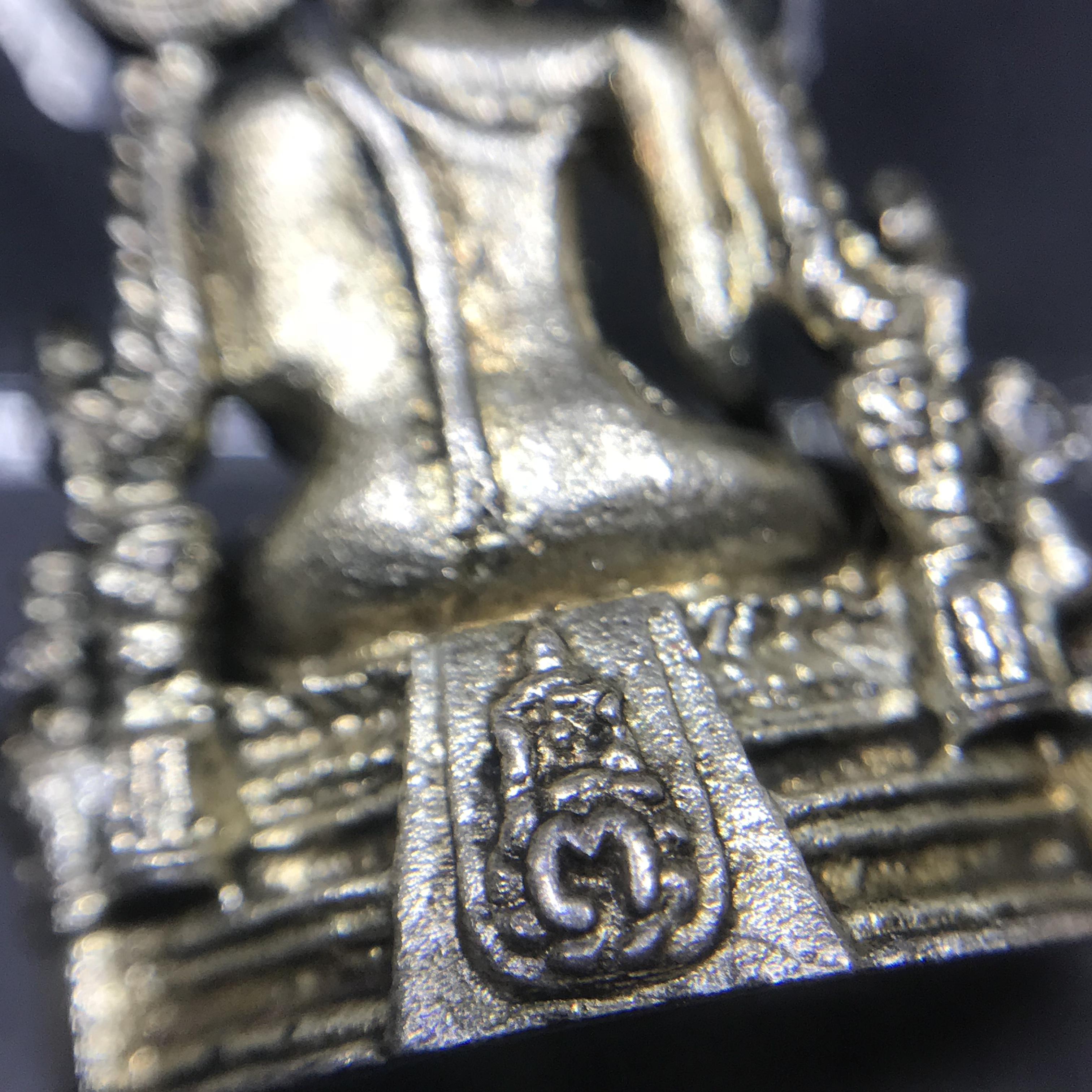 พระกริ่งพระพุทธชินราช ภปร. กองทัพภาคที่3 ปี2517 เนื้อเงินหายาก(ในหลวง ร.9 เสด็จเททอง)