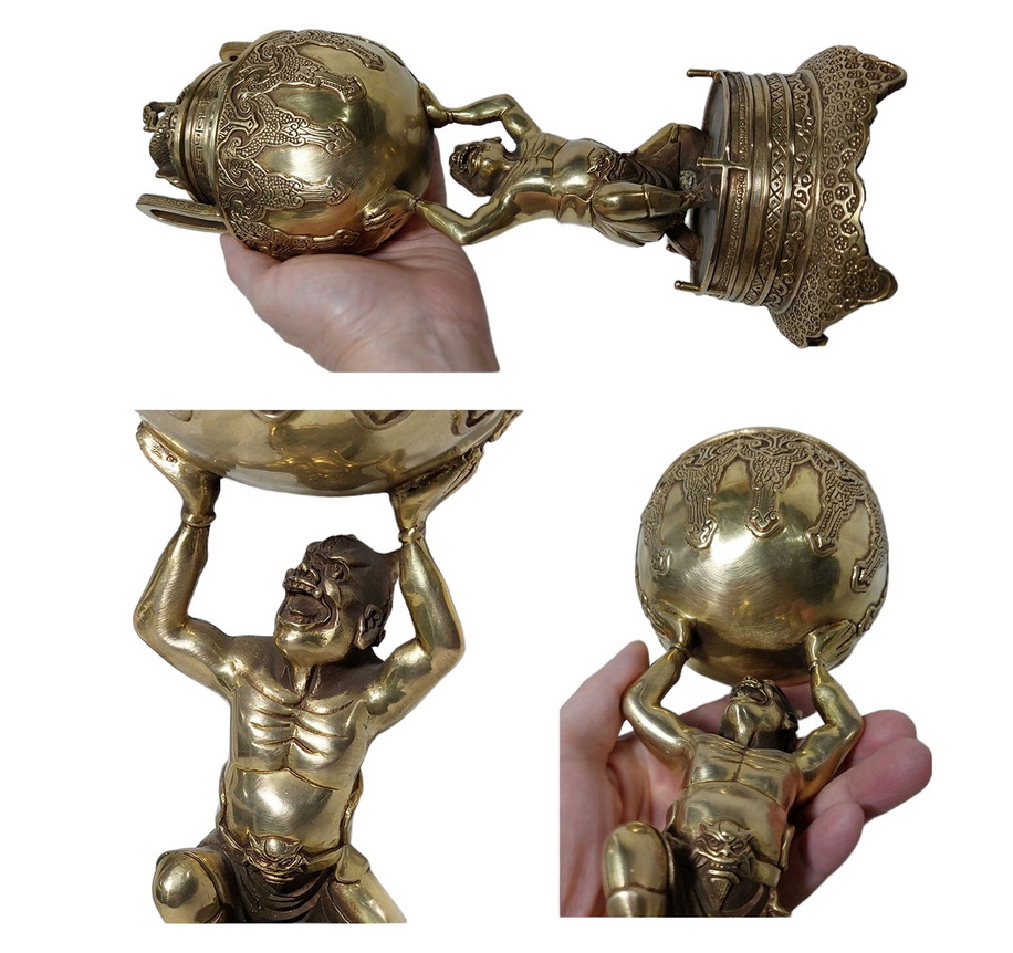 เตาจุดกำยาน กระถางธูป ที่จุดกำยานเม็ด ของตกแต่งบ้าน สไตล์จีน