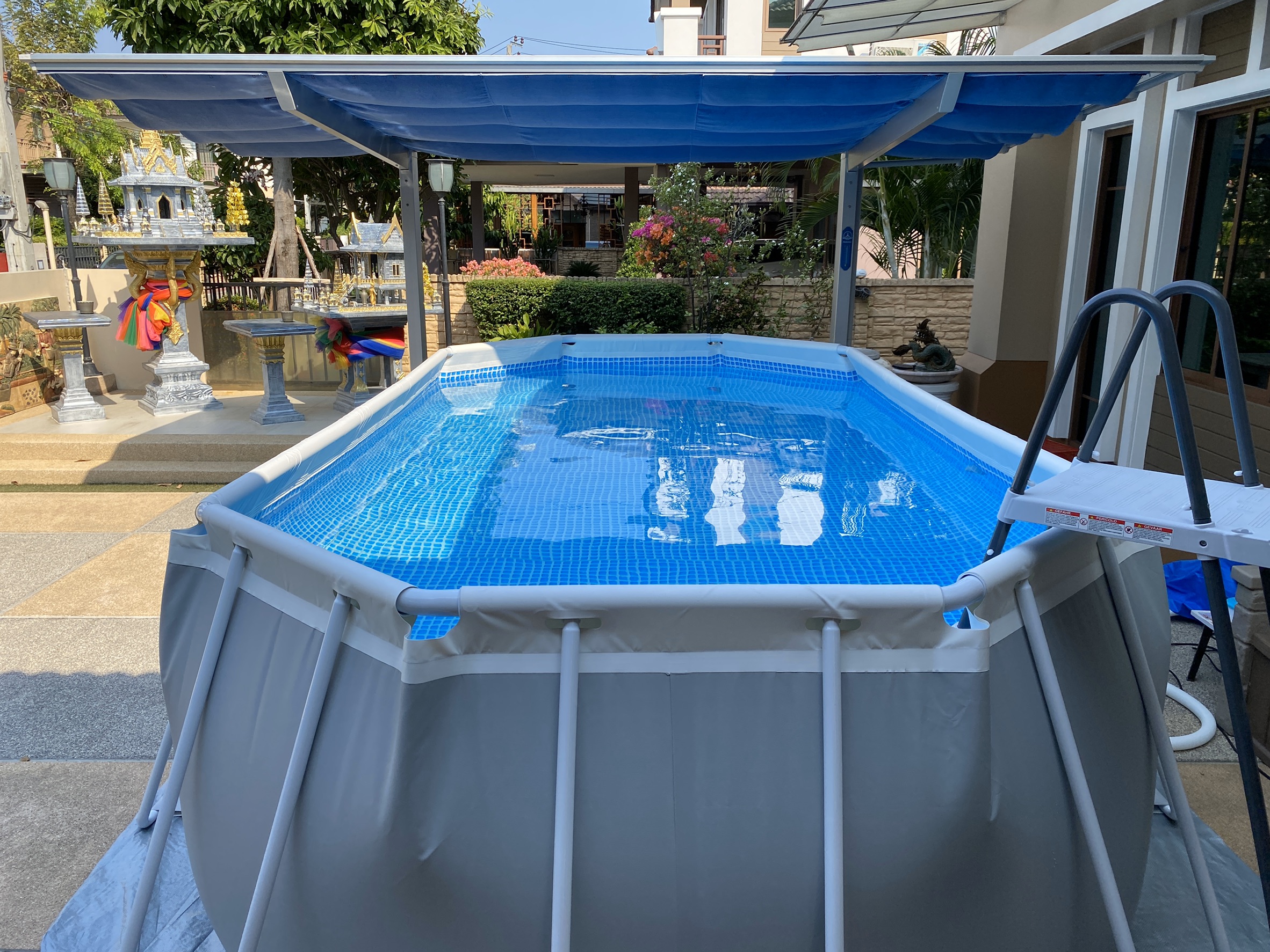 Intex 26796 สระน้ำปริซึมทรงรี ขนาด (16 ฟุต) 5.03 x 2.74 x 1.22 เมตร รุ่นใหม่!!