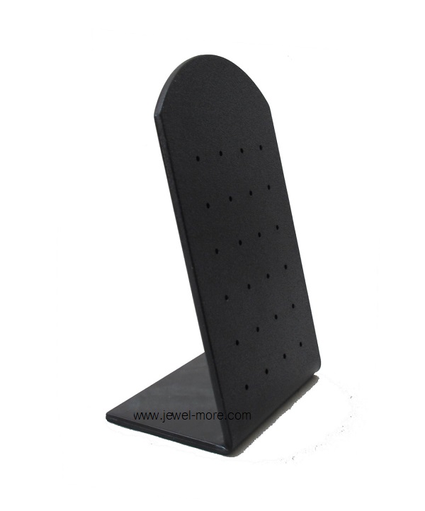 (โหล) แผงโชว์ต่างหู stud 12 คู่ (4x6 รู) (ดำ, ขาวขุ่น)