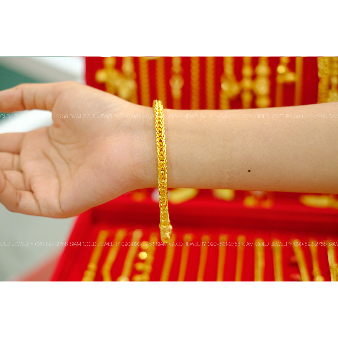 สร้อยข้อมือ สี่เสา 2 บาท รหัส 115