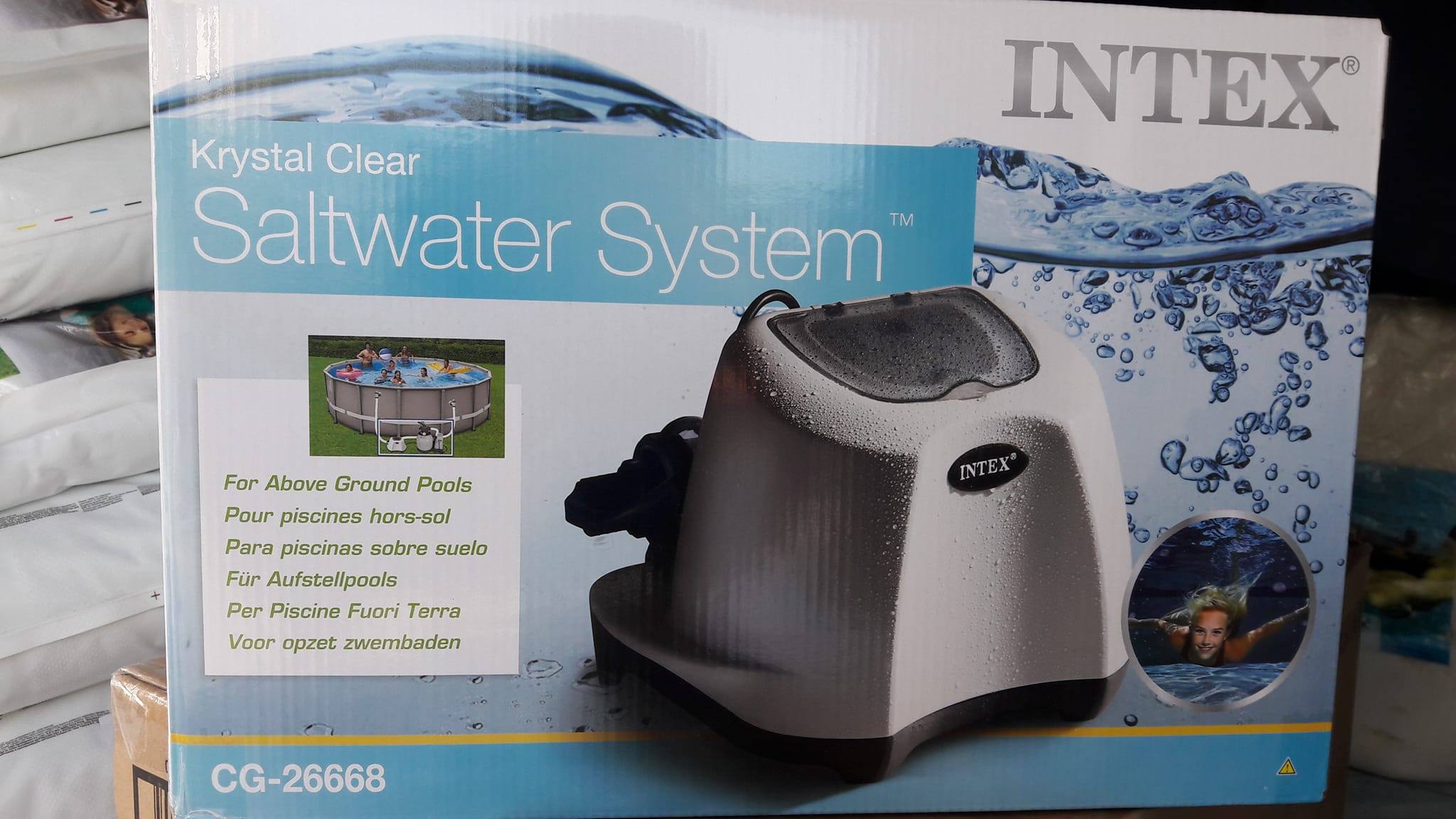 Intex เครื่องผลิตคลอรีนระบบน้ำเกลือ 28668-26668 รุ่นใหม่ล่าสุด