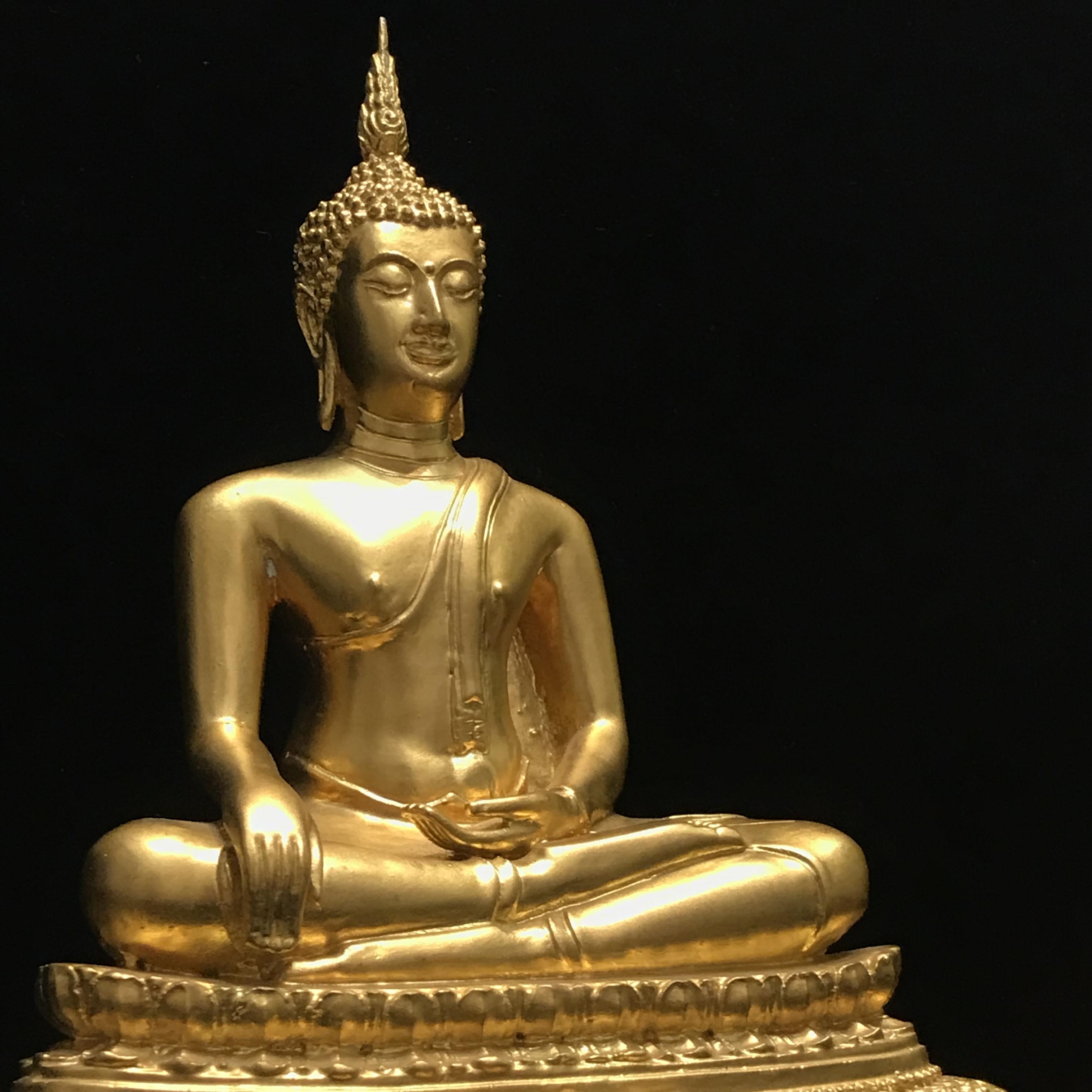 พระบูชาพระพุทธชินสีห์ ภปร. (รุ่น2) หน้าตัก 5นิ้ว ปิดทอง กองทุนฟันเทียมพระราชทาน ในวโรกาสมหามงคล 80 พรรษา ปี 2550 (องค์หมายเลข447)(1ใน1999องค์)หายาก