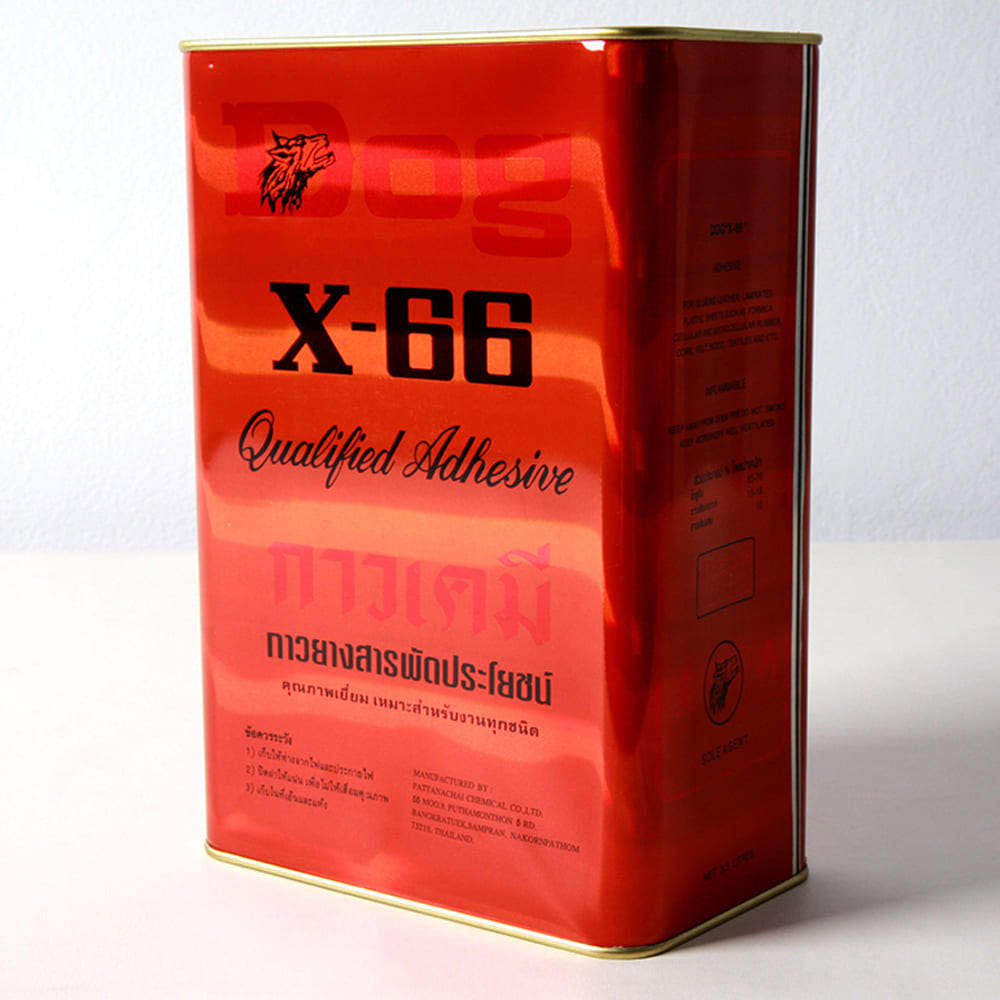 กาวยางตราหมา X-66 แกลลอน 3 ลิตร