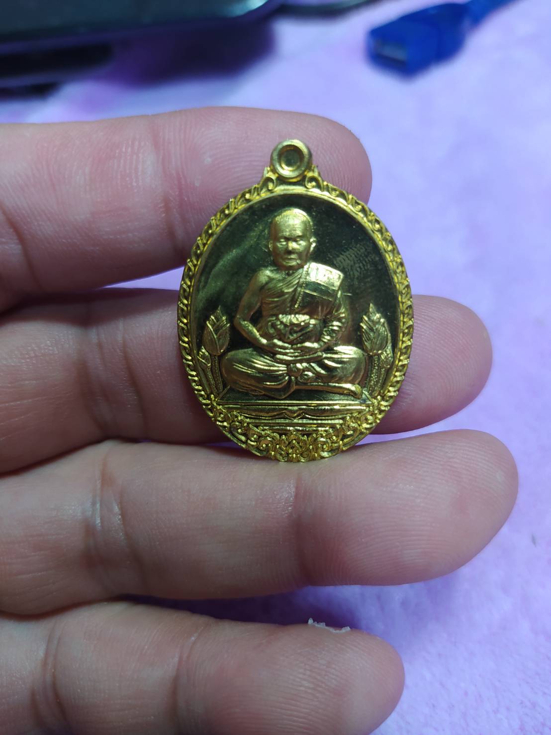 หลวงปู่บุญมา(เจ) กตปุญโญ รุ่นเปิดโลก วัดป่าวิเวกธรรม อ.กมลาไสย จ.กาฬสินธุ์ 2562