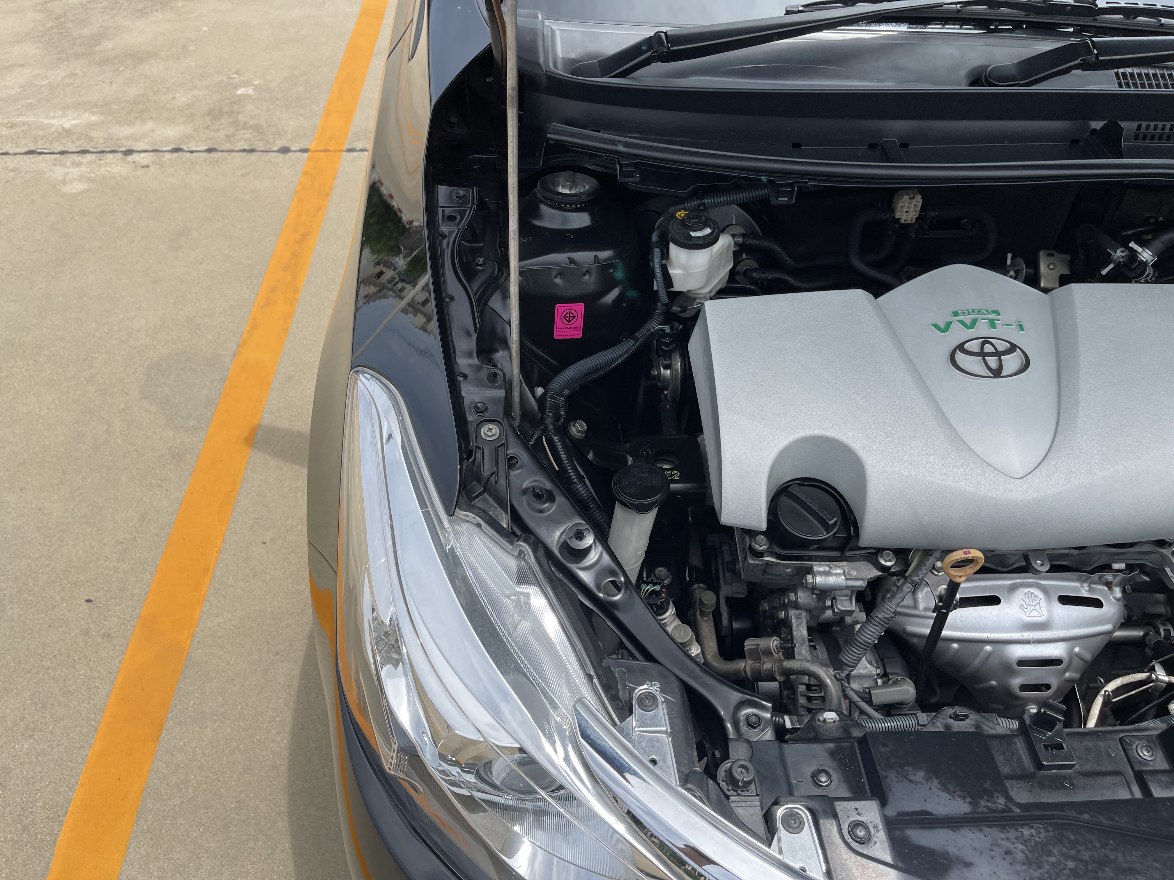 Toyota Vios 1.5 G Dual VVT-i (E85) At 2016 ดำ