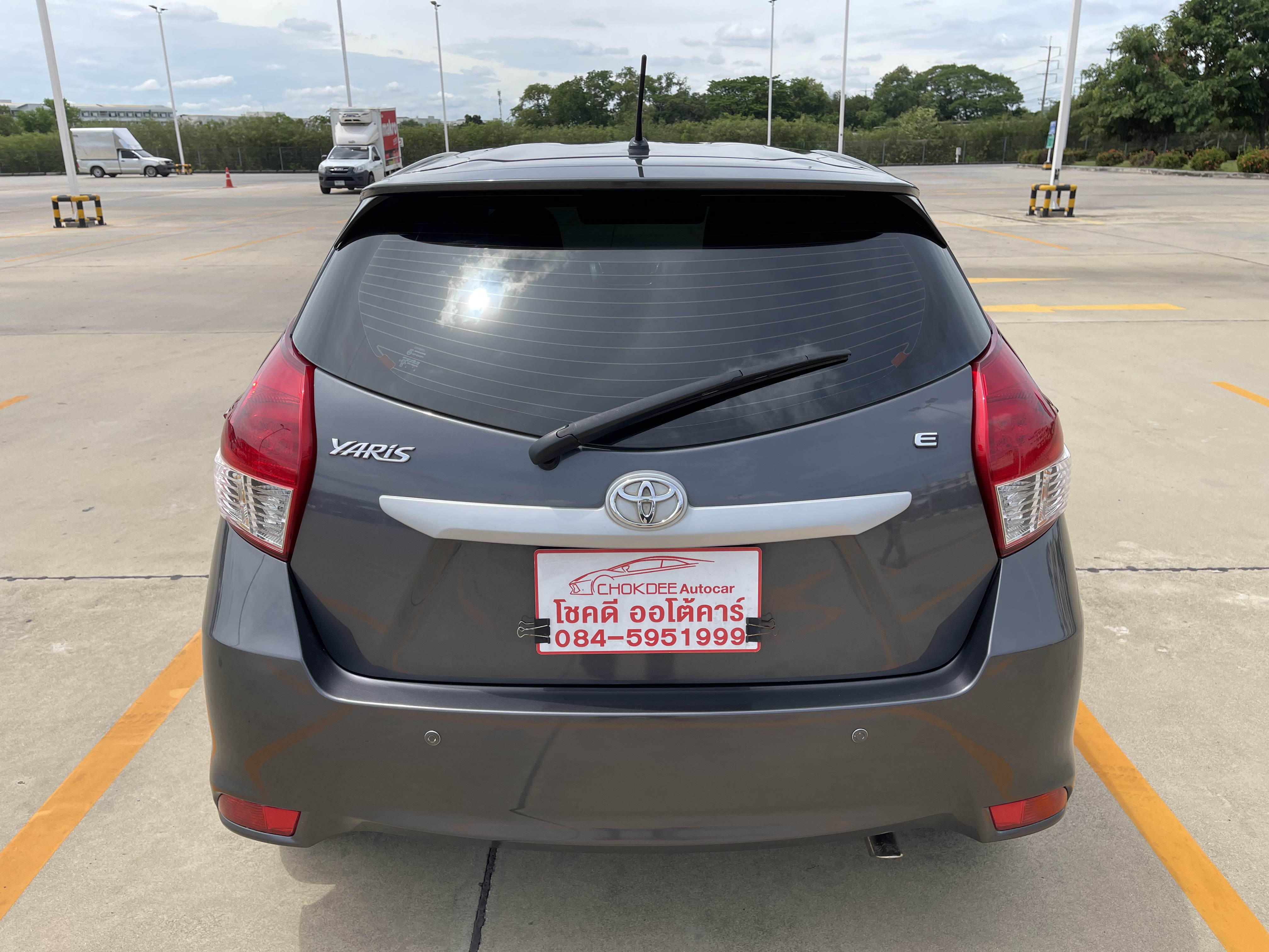 Toyota Yaris 1.2 E At 2014 เทาดำ