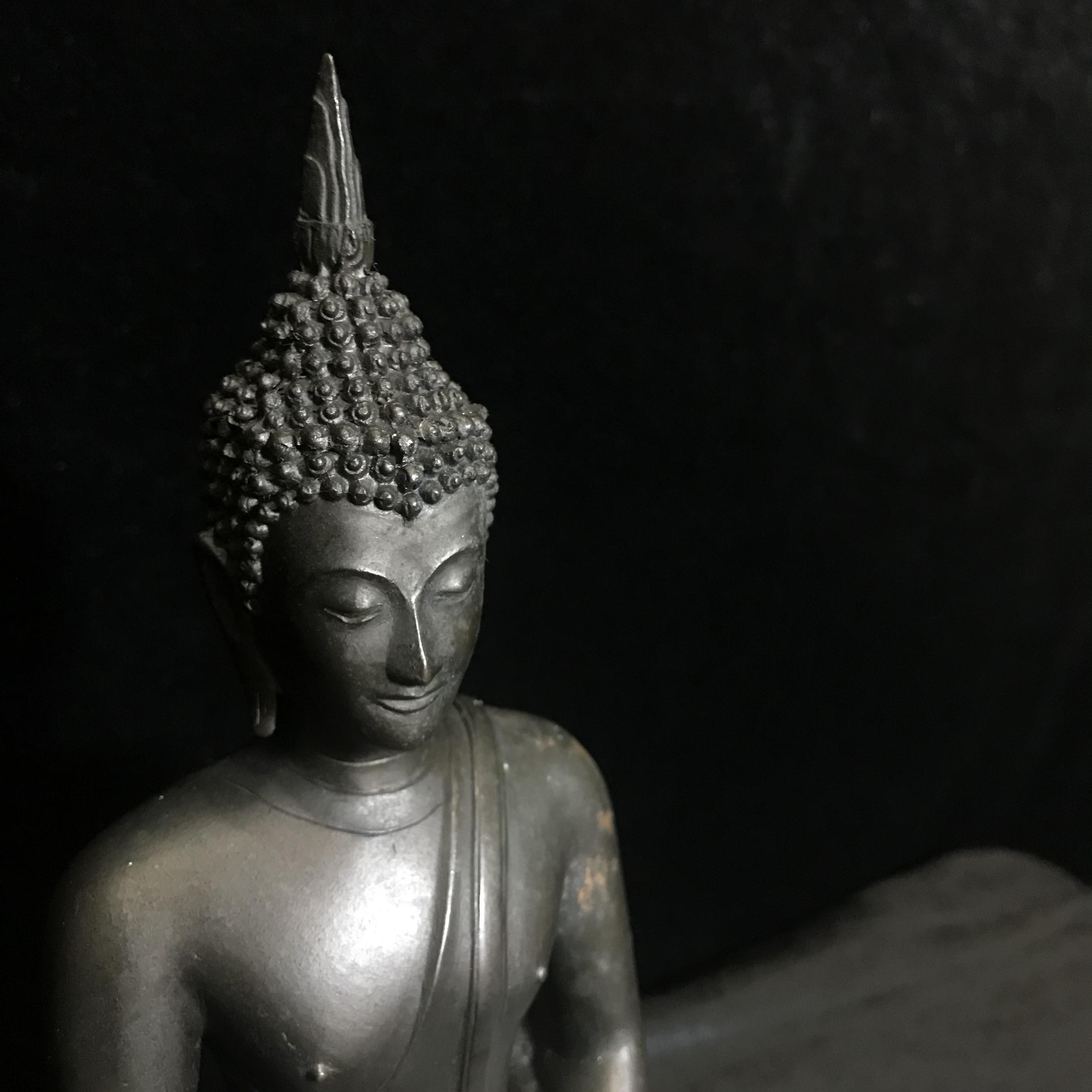 พระพุทธรูปบูชา ภปร ปี2508 วัดบวรนิเวศวิหาร บล็อกหนังไก่ หน้าตัก5นิ้ว(ที่สุดของพระบูชา ภปร วัดบวร)