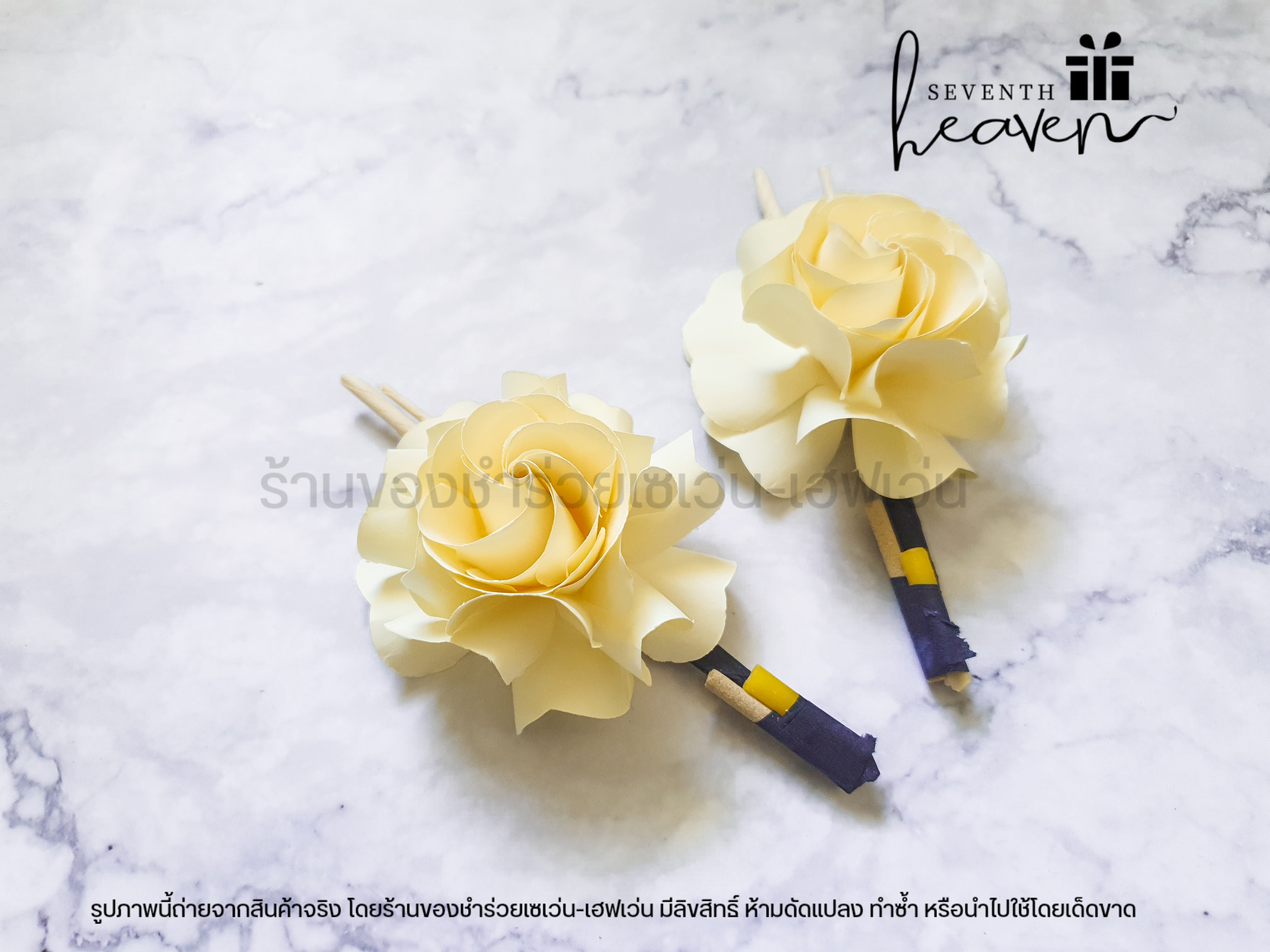 ดอกไม้จันทน์ ดอกกุหลาบสีครีม (1 ถุงมี 100 ดอก)