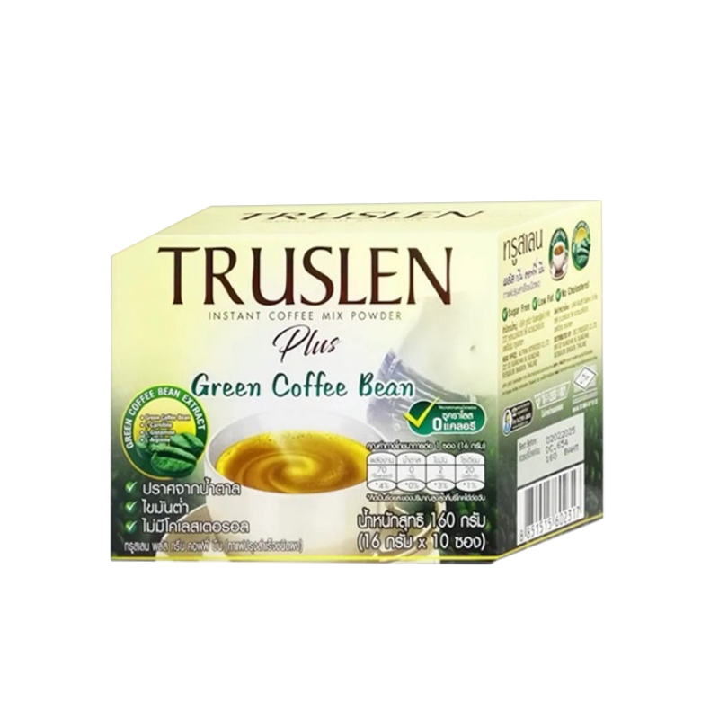 กาแฟทรูสเลน Truslen Bean ถั่วขาว 10 ซอง