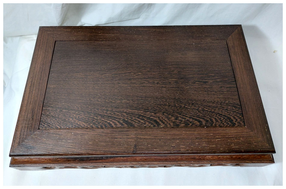 กี๋หรือฐานไม้ สี่เหลี่ยมผืนผ้า ท๊อป 21cmx35cm