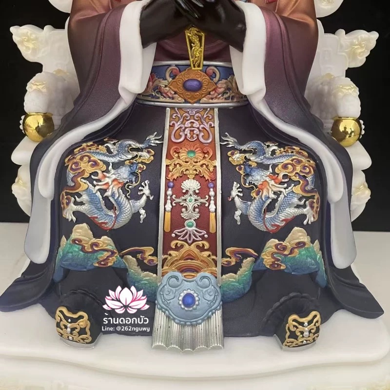 พญายมราช เหงี่ยมล่ออ๋อง หรือ เงี่ยมล่ออ๋อง งานเรซิ่นคุณภาพสูง เทคนิคหินอ่อน ขนาด 12/16/19 นิ้ว