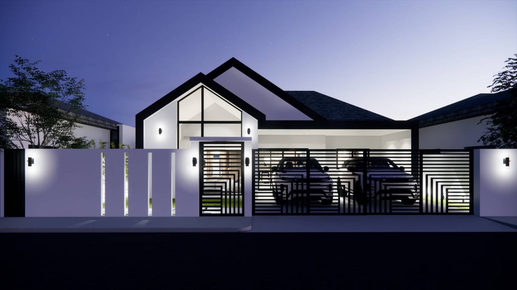 For Sales : Thalang, One-story townhouse, 3 Bedrooms, 2 Bathrooms