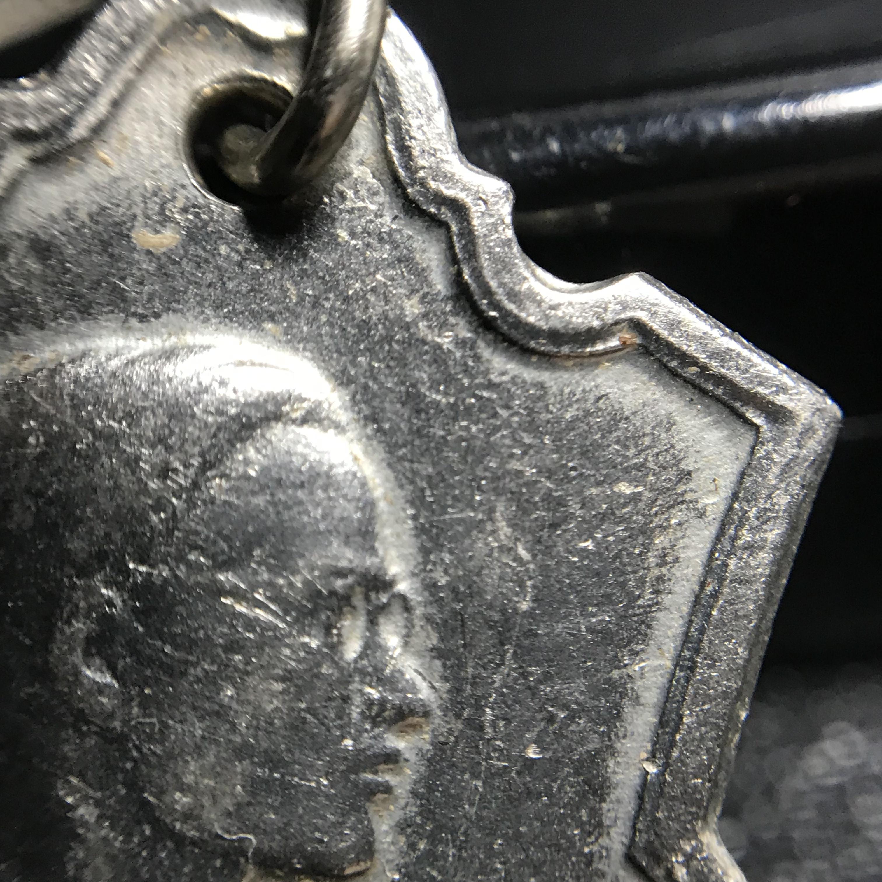 เหรียญอนุสรณ์มหาราช 3รอบ รัชกาลที่9 ปี2506 เนื้ออัลปาก้า โค๊ด "สว" สายโซ่คล้องเดิม