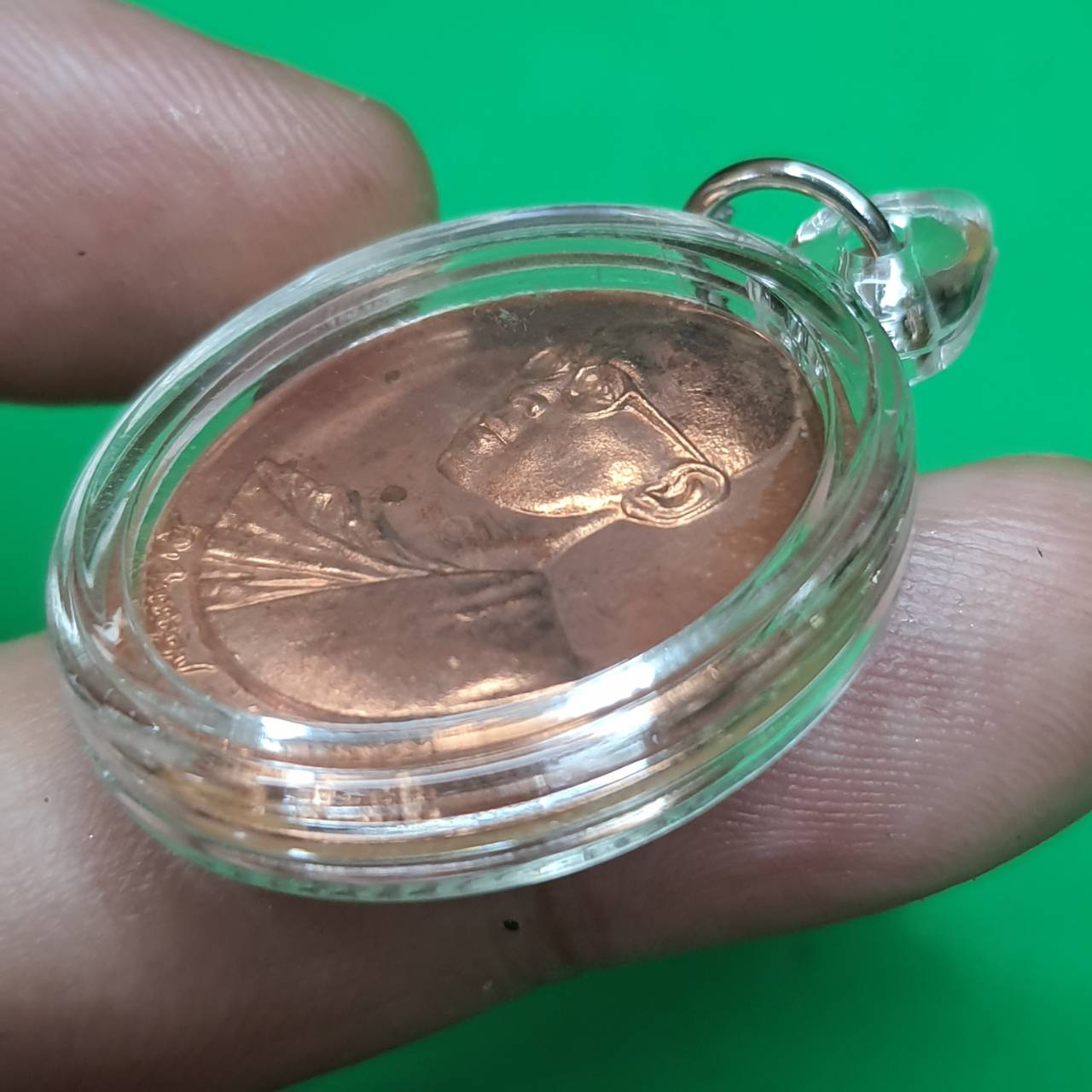 ของที่ระลึก เหรียญทรงผนวช เนื้อทองแดงเพิร์ท จี้เหรียญ ของแท้