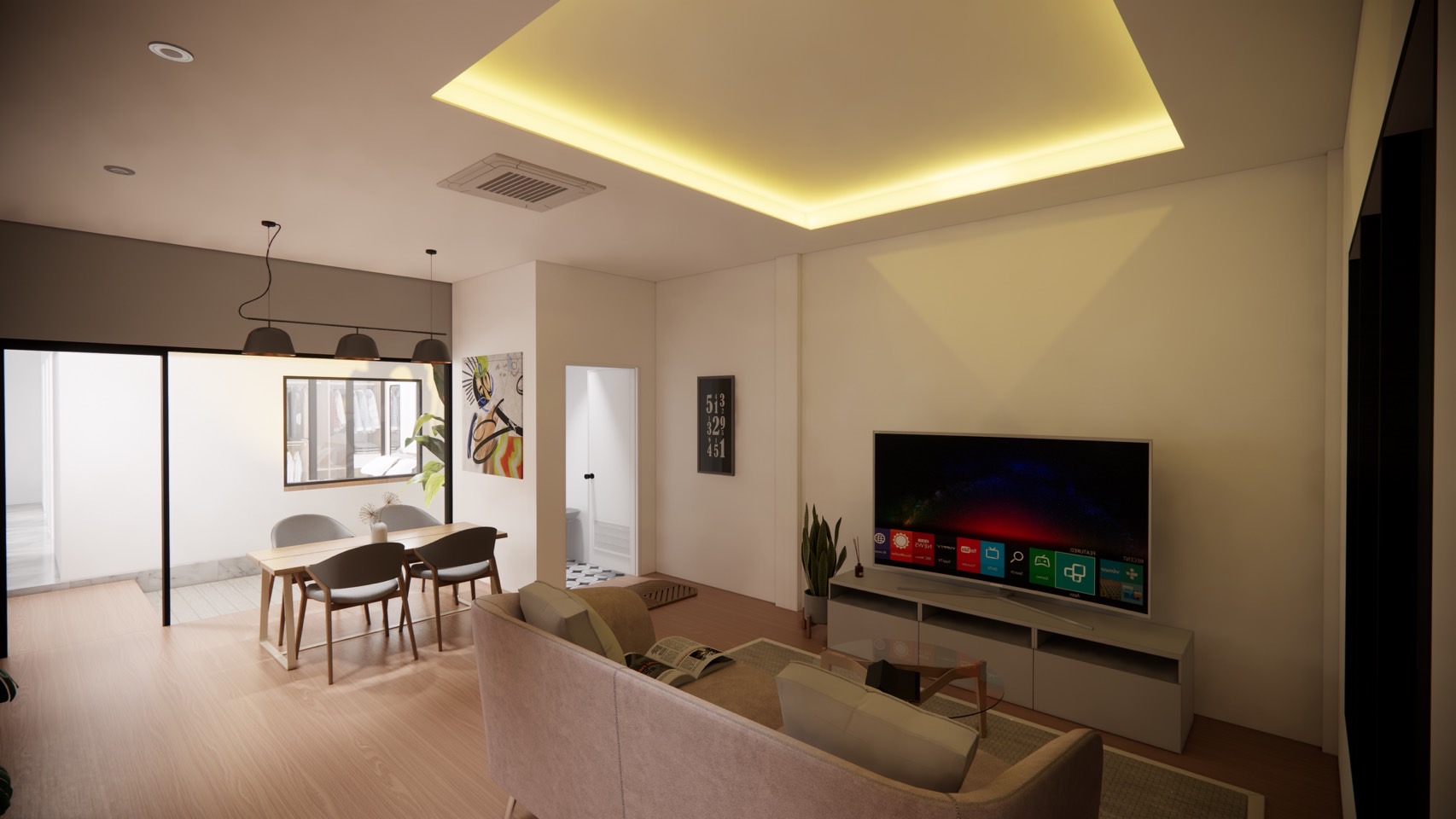 For Sales : Thalang, One-story townhouse near Robinson, 2 Bedrooms 2 Bathrooms