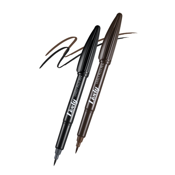 IPKN Lively plus pen eyeliner #1 black อายไลนเนอร์