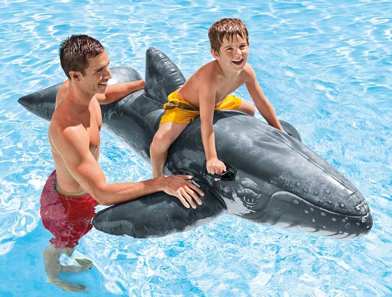 Intex 57530 Realistic Whale แพยางปลาวาฬเหมือนจริง สีเทา