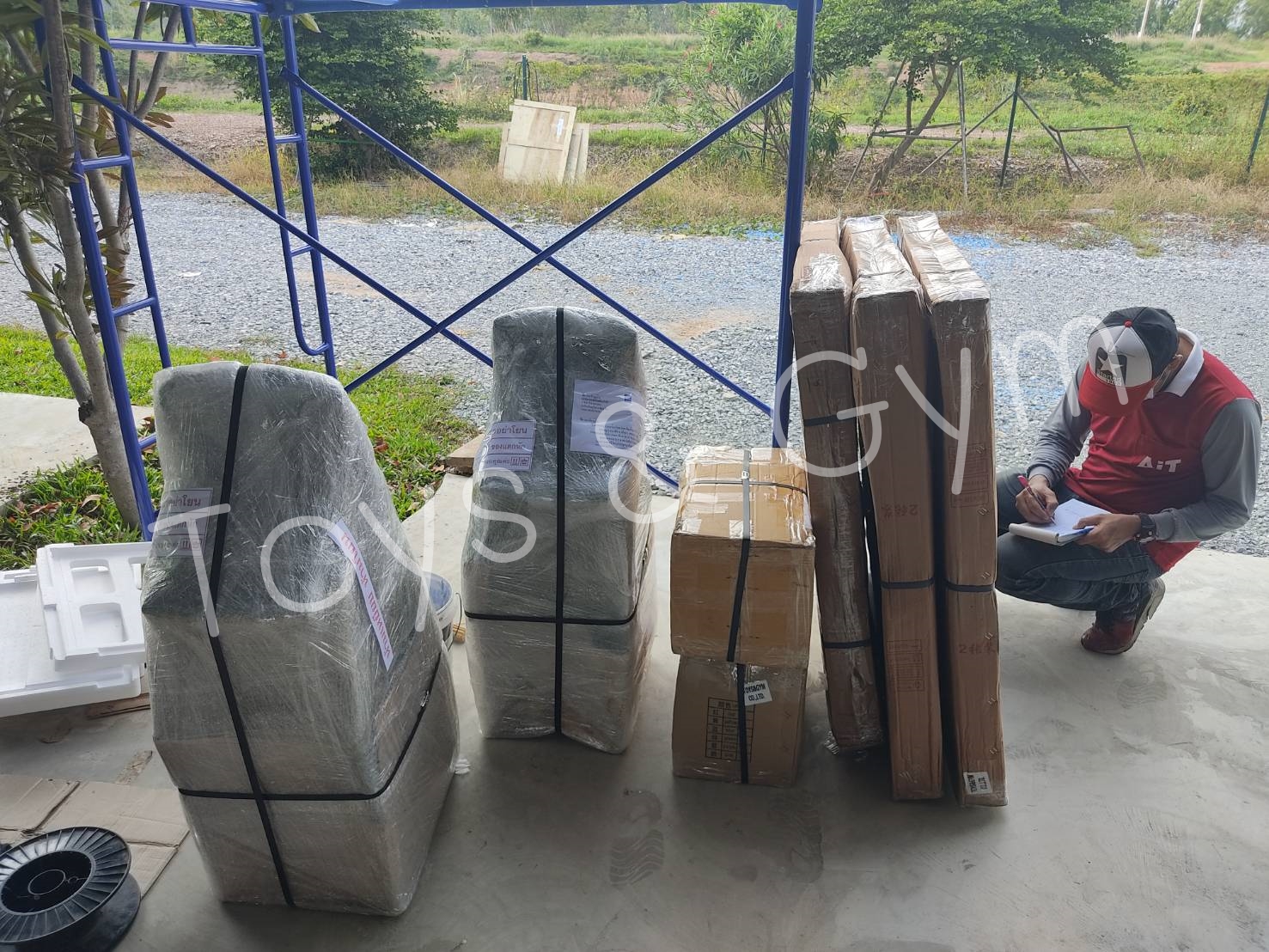 ภาพถ่าย การเตรียมจัดส่งสินค้า