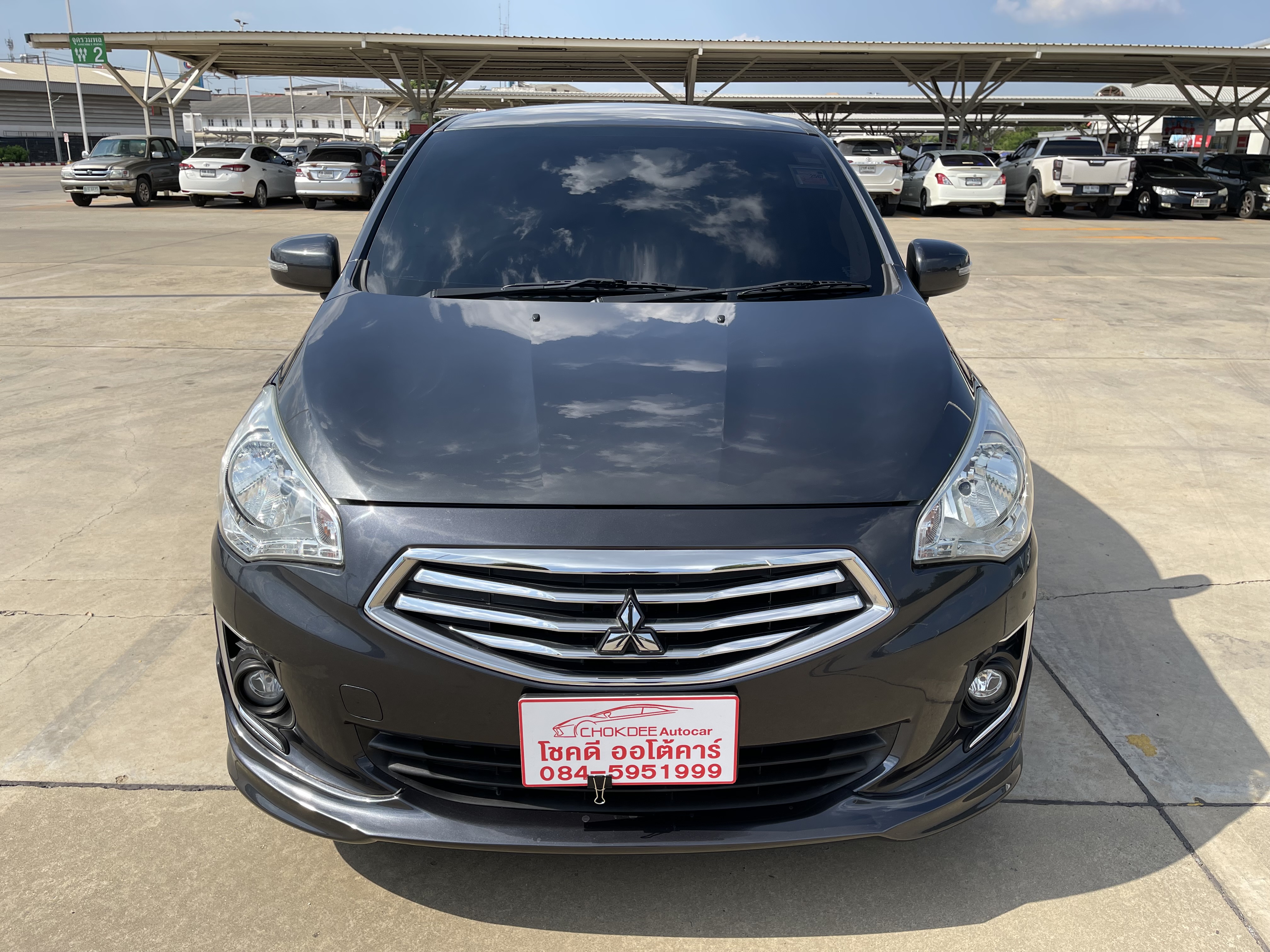 Mitsubishi Attrage 1.2 GLS Limited At 2015 เทาดำ