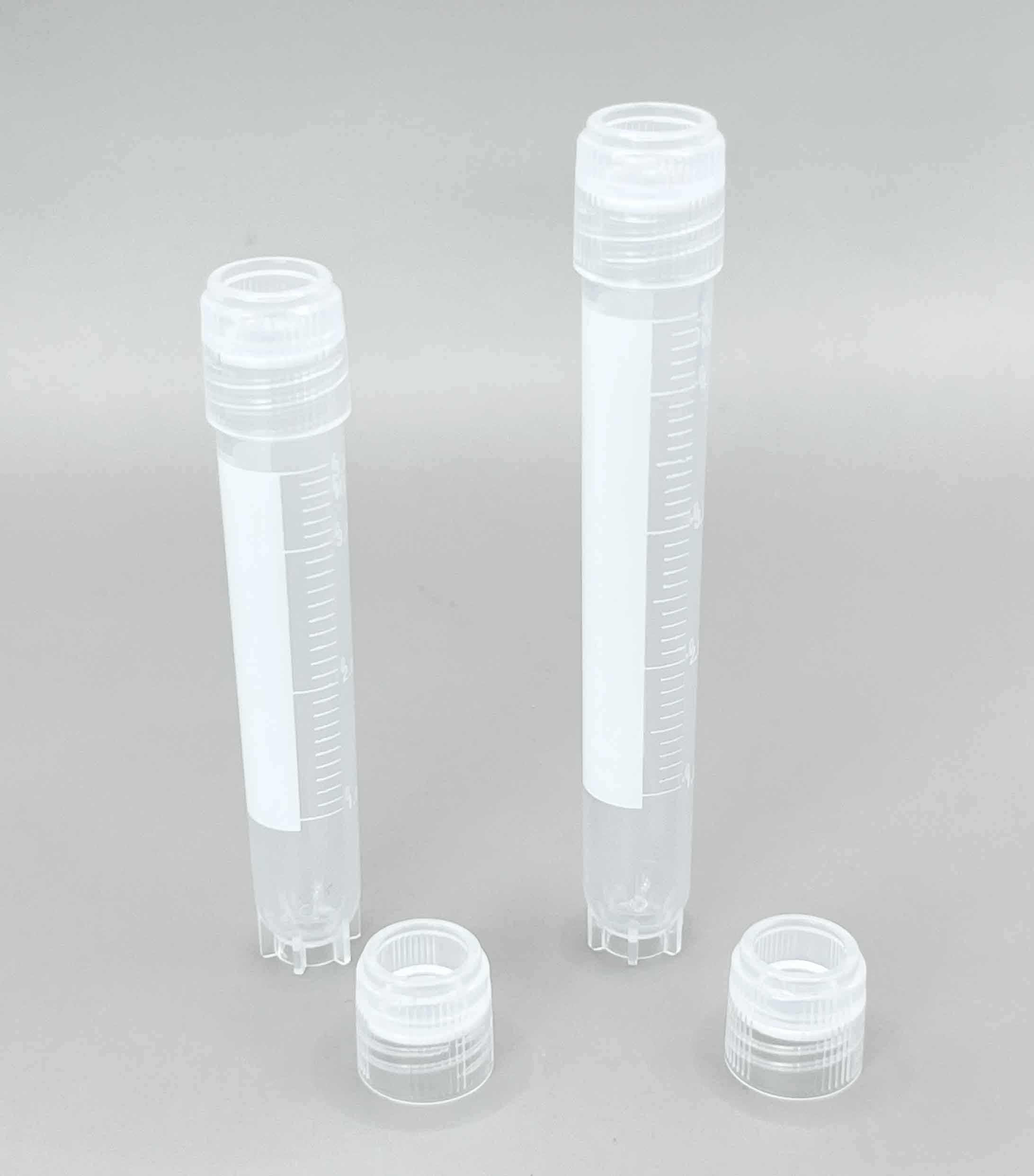 Cryotube Screw cap 2 ml , 3.6 ml , 5 ml ,( Free-standing ) , steriled ,Can Frozen - 196 ํC, หลอดเก็บตัวอย่างฝาเกลียว มีสเกล, แช่แข็งได้ -196 องศา ( ขายส่งยกลัง)