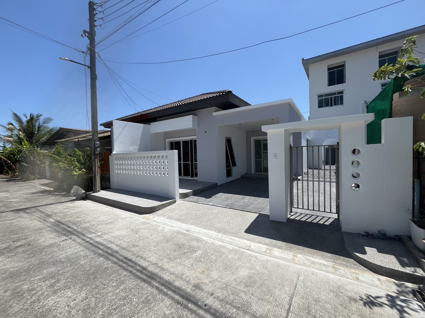 For Sale : Thalang, One-story semi-detached house, 2 bedrooms 2 bathrooms