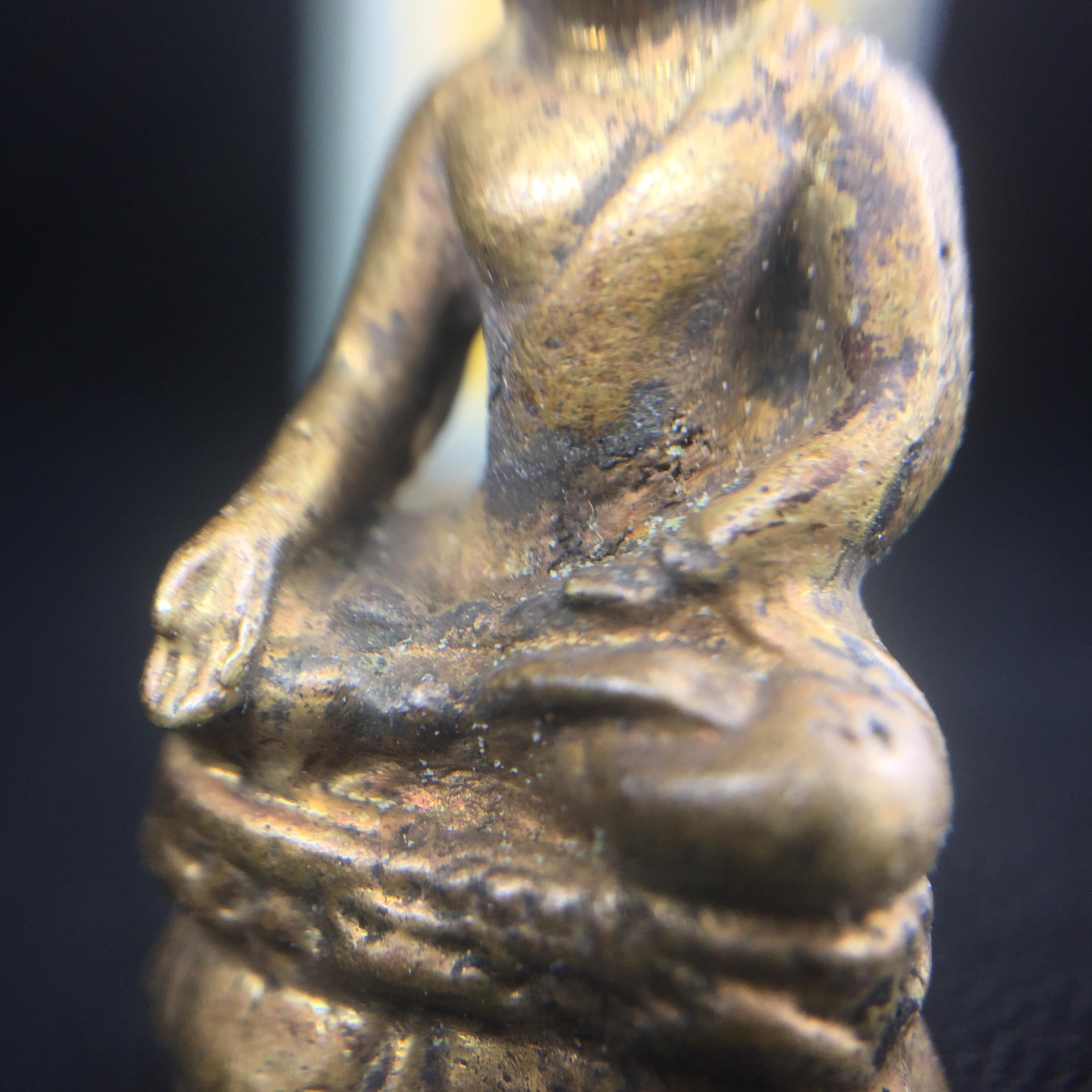 พระกริ่งไพรีพินาศ วัดบวรนิเวศ ปี2530 เนื้อทองผสม ที่ระลึกครบรอบ30ปี ธนาคารทหารไทย (มีส่วนผสมของชนวนเก่าของไพรีพินาศรุ่นแรก)อานุภาพยิ่งใหญ่ กำราบศัตรูพ่ายสิ้น พระไพรีพินาศ