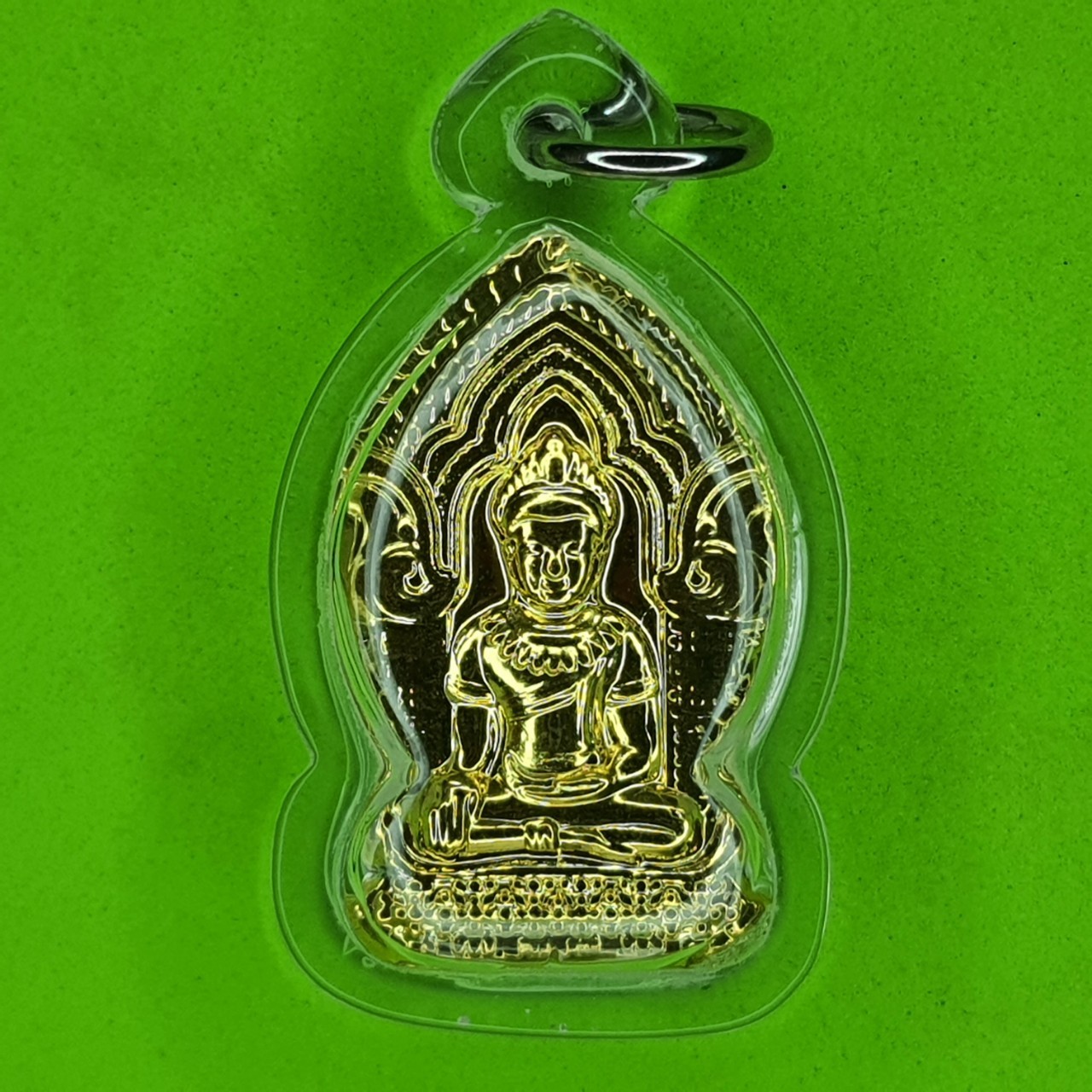 พระเครื่อง พระยอดขุนพล เนื้อทองแดง ชุบทอง เลี่ยมกรอบ รุ่น แคล้วคลาด พลิกชะตาให้เป็นดีพระเครื่องพระยอดขุนพล พระแท้ พระยอดขุนพลห้อยคอ