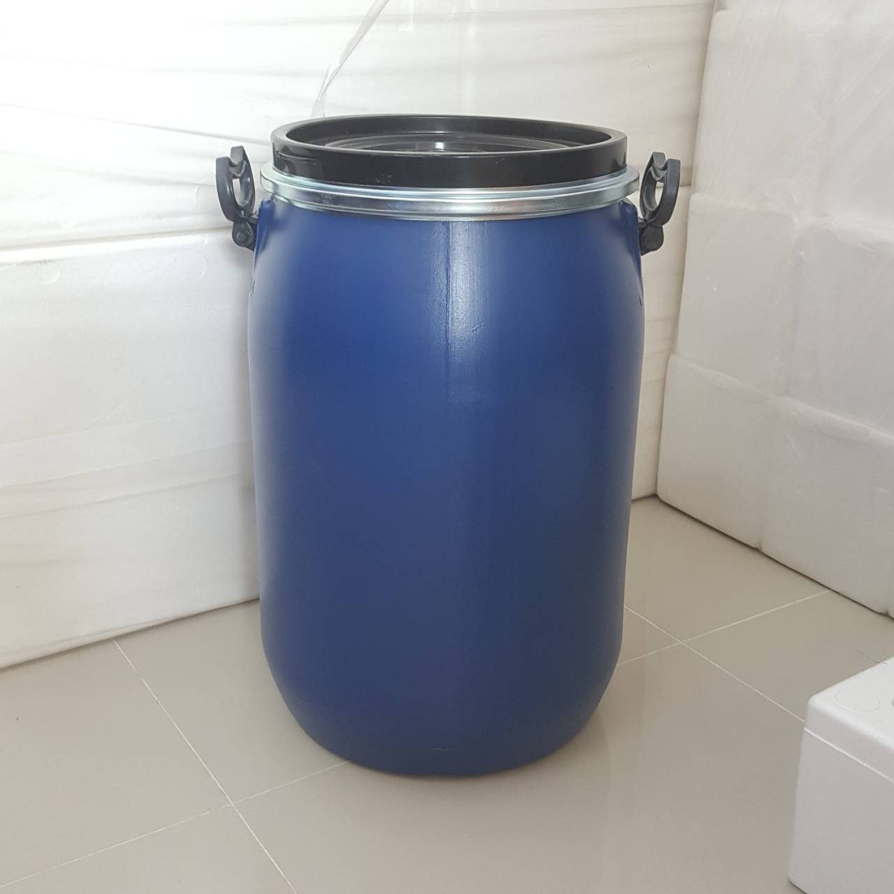 ถังหมัก 60 ลิตร มีหู พร้อมเหล็กรัด