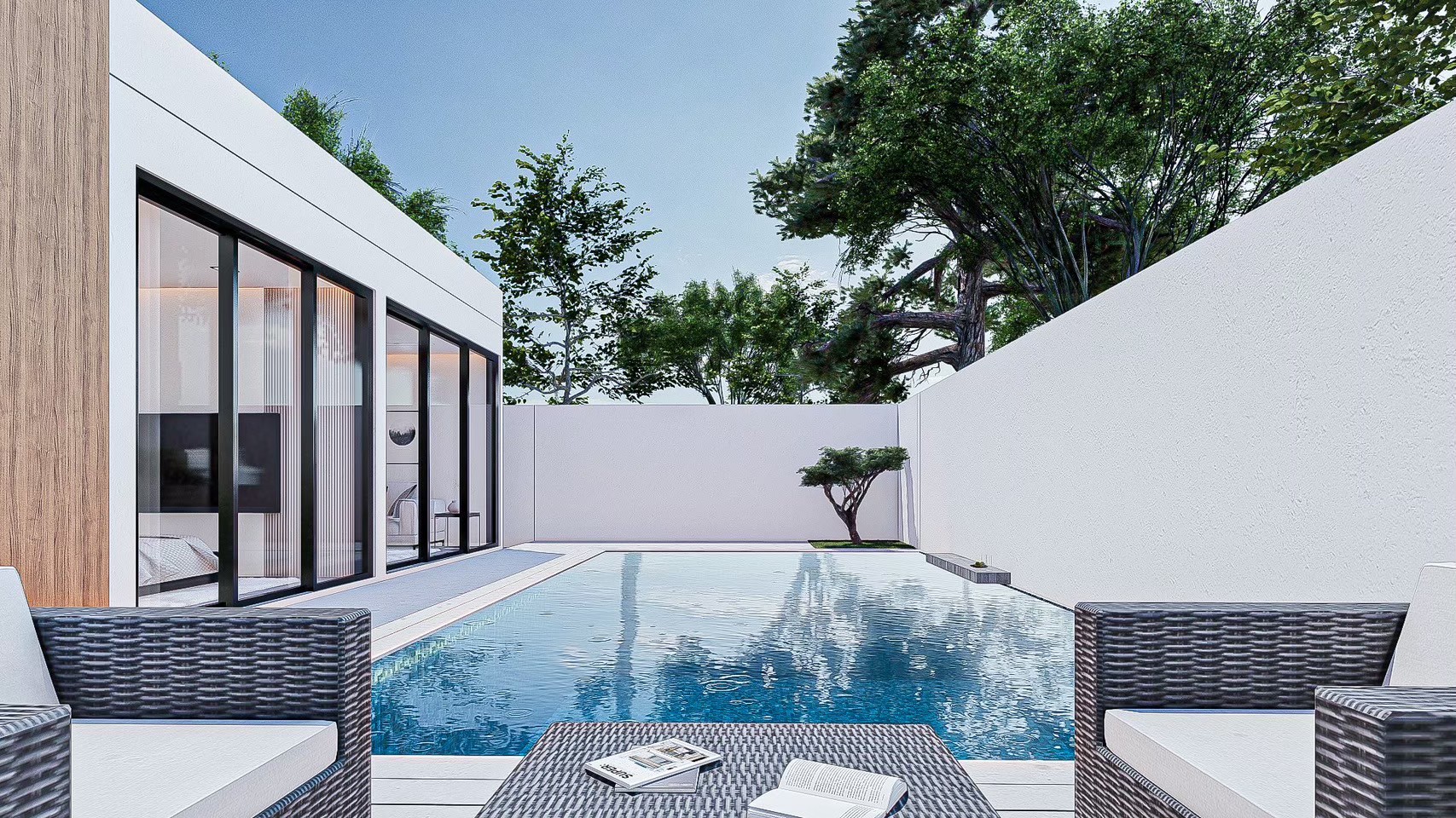 For Sale : Pasak, Private pool villa modern style, 3 Bedrooms 2 Bathrooms