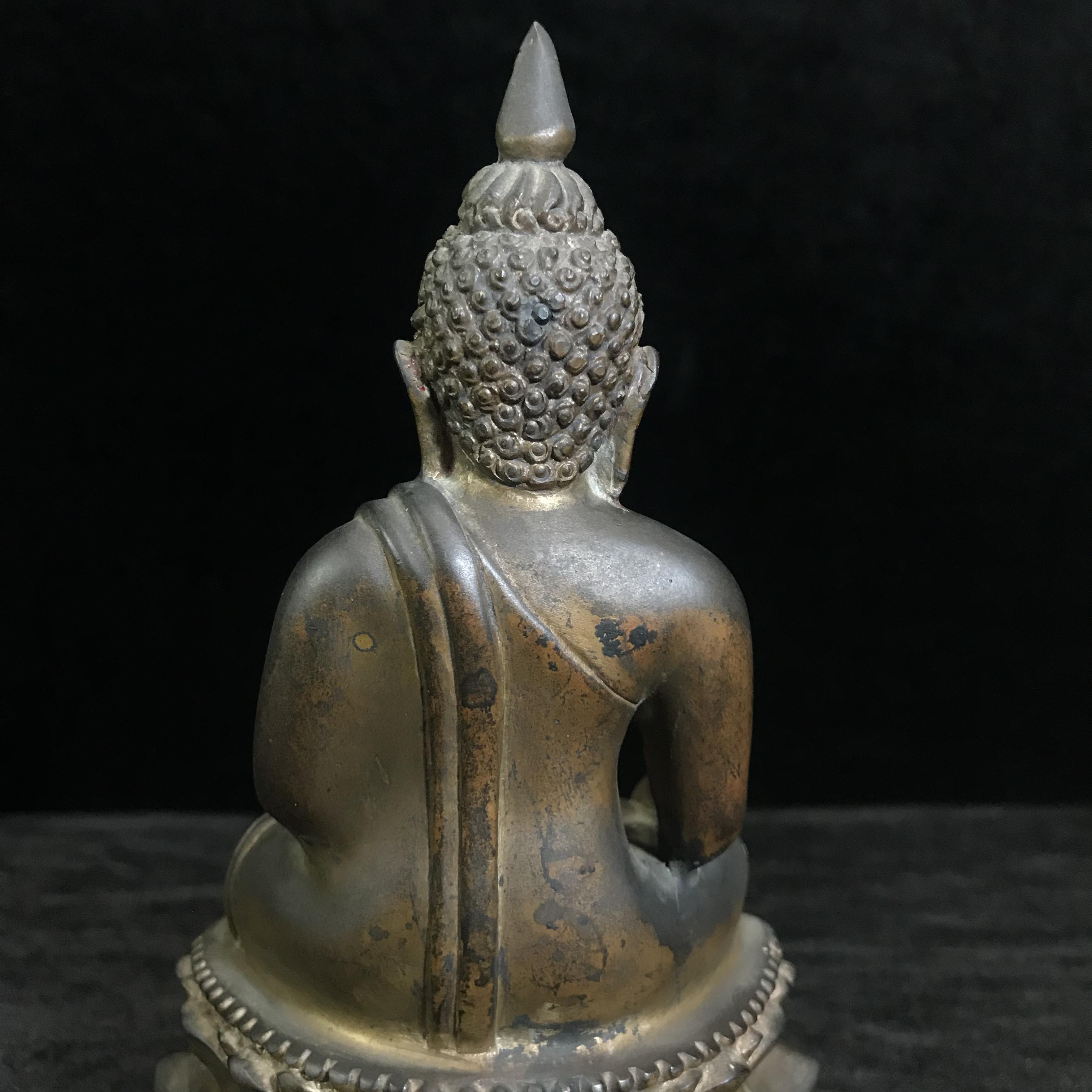 พระไพรีพินาศ วัดบวรนิเวศวิหาร ปี 2544 เนื้อสัมฤทธิ์ หน้าตัก 3นิ้ว (นิยมหายาก)(1ใน2989องค์)