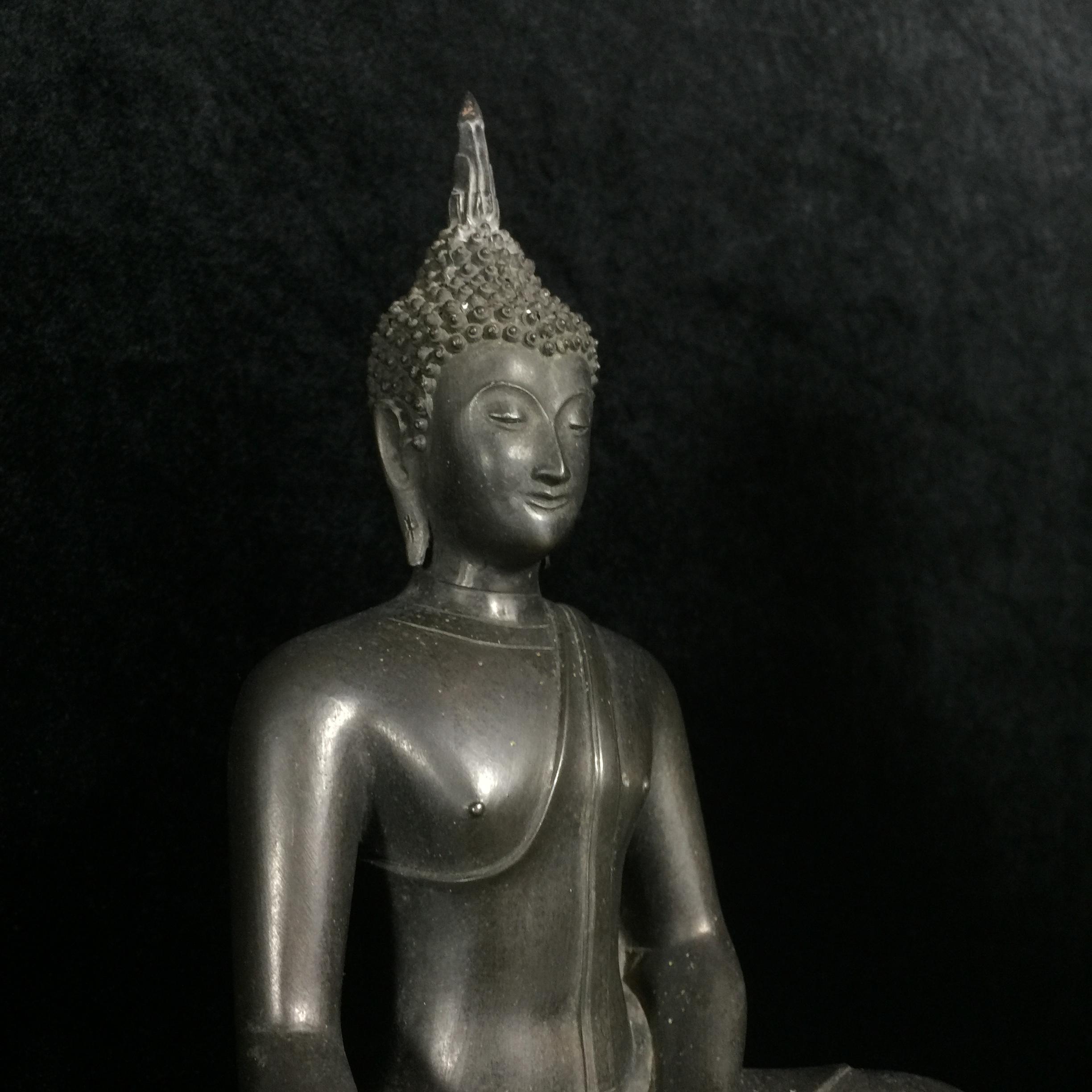 พระพุทธรูปบูชา ภปร ปี2508 วัดบวรนิเวศวิหาร บล็อกกษาปณ์(หนังไก่) หน้าตัก5นิ้ว(ที่สุดของพระบูชา ภปร วัดบวรนิเวศวิหาร)