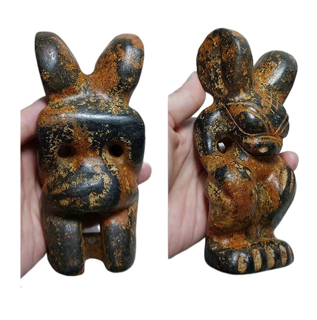 รูปปั้นหิน เทวรูปหิน หินรูปเอเลี่ยนต่างๆ (หินแม่เหล็กดูดติด)