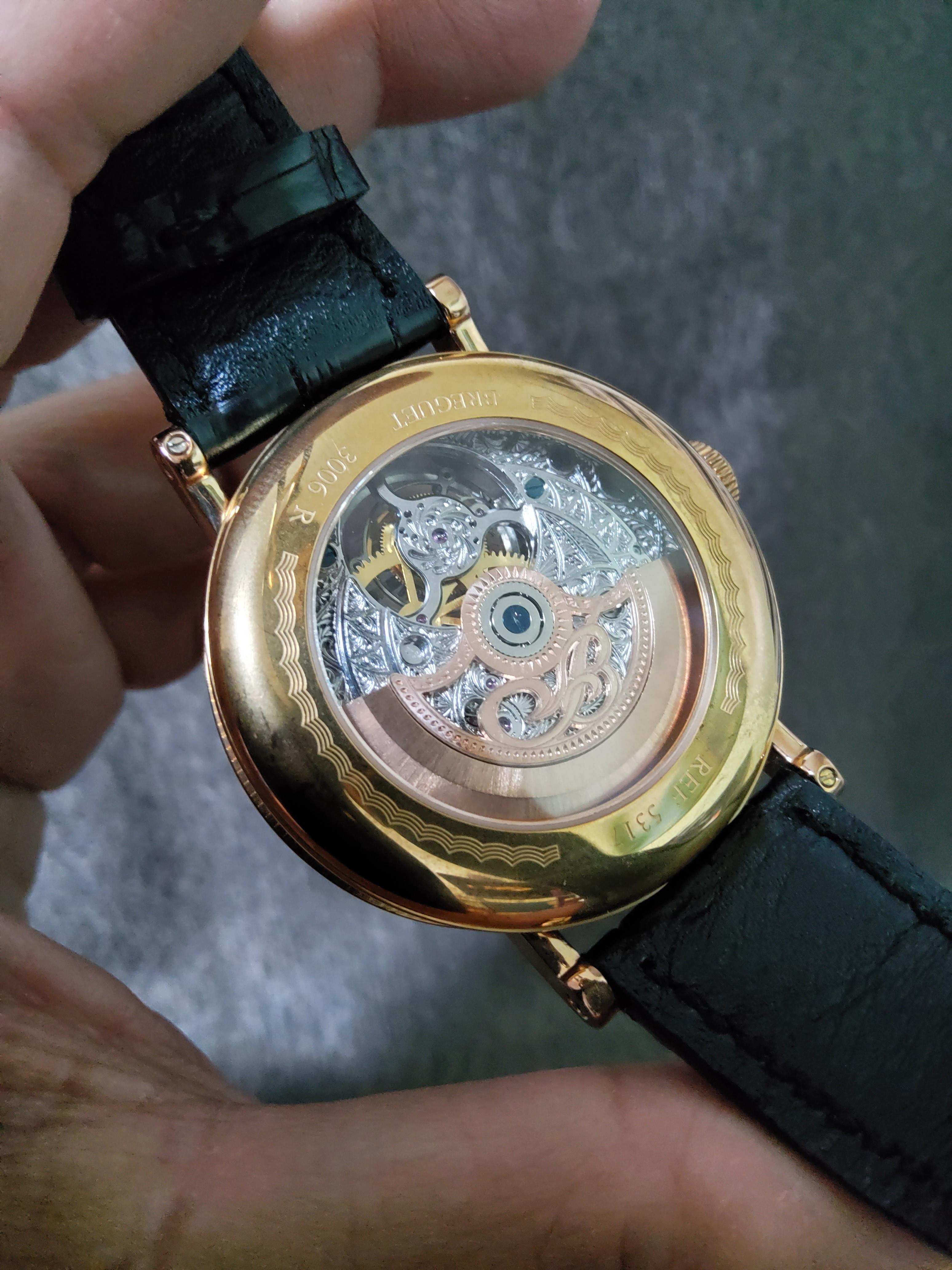 USED BREGUET TOURBILLION กลไกโคลนเหมือนแท้