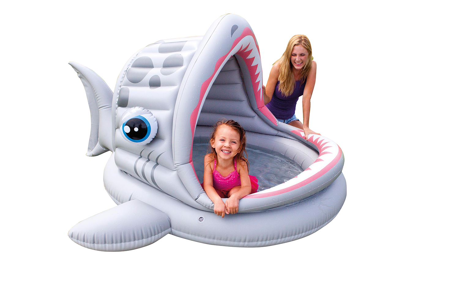 Intex Roarin' Shark Shade Pool สระน้ำเด็กปลาฉลาม 57120