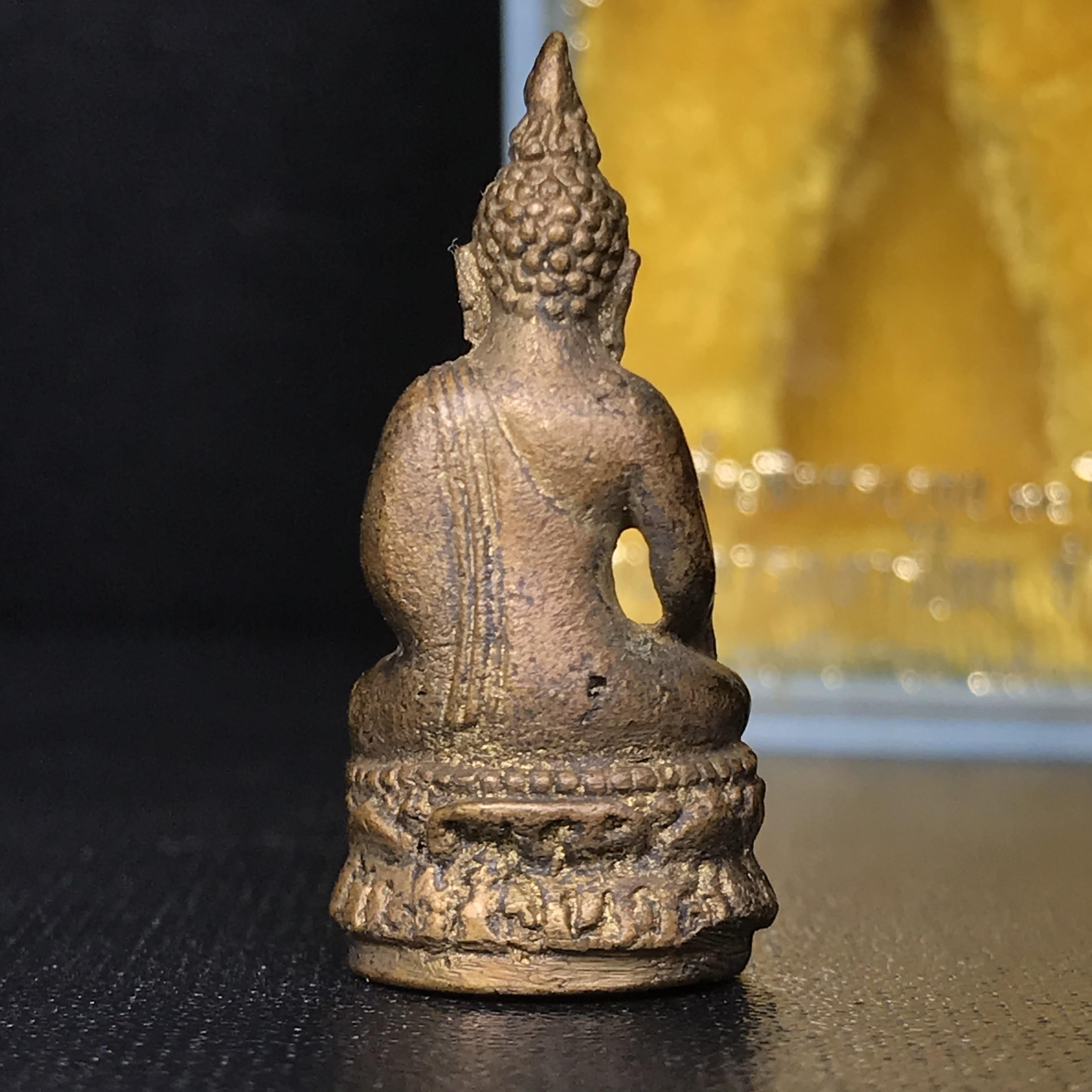 พระกริ่งไพรีพินาศ วัดบวรนิเวศ ปี2530 เนื้อทองผสม ที่ระลึกครบรอบ30ปี ธนาคารทหารไทย (มีส่วนผสมของชนวนเก่าของไพรีพินาศรุ่นแรก)อานุภาพยิ่งใหญ่ กำราบศัตรูพ่ายสิ้น พระไพรีพินาศ