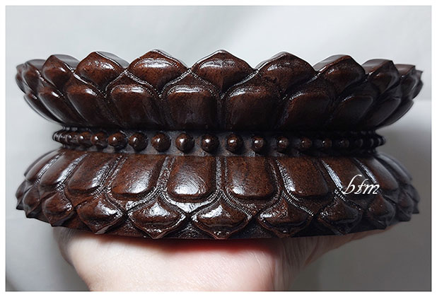 กี๋ ฐานบัว ฐานพระ สไตล์จีน ทรงกลม ท๊อป14.5cm