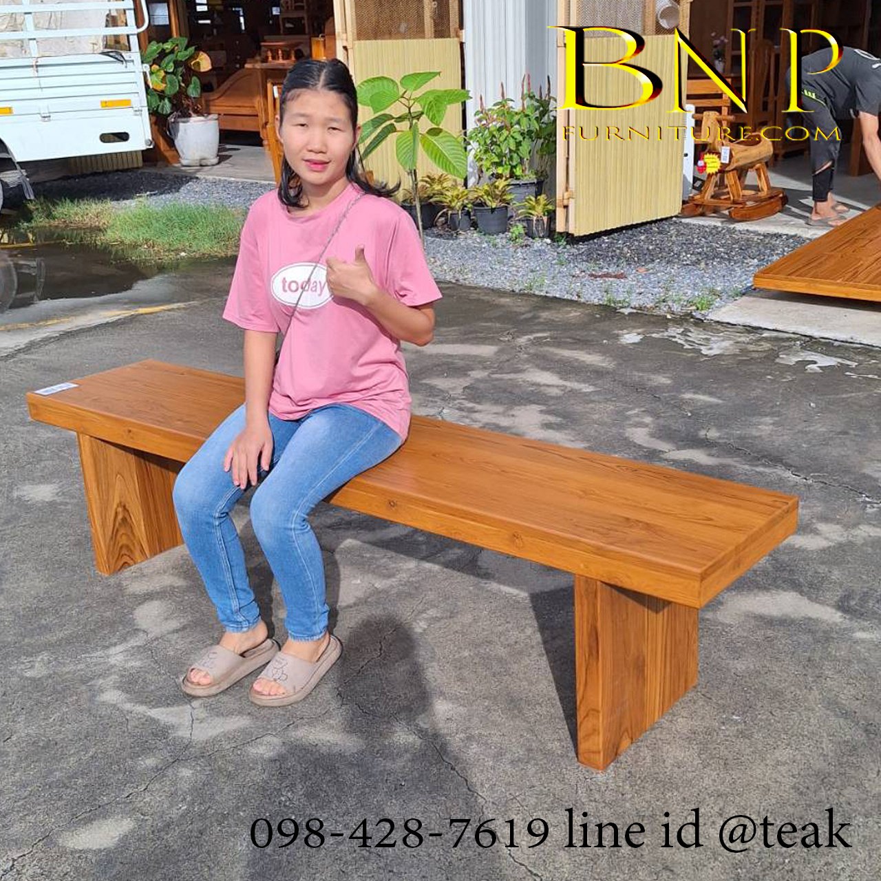 ม้านั่งยาว โมเดิร์น รุ่น ฮาเลย์
