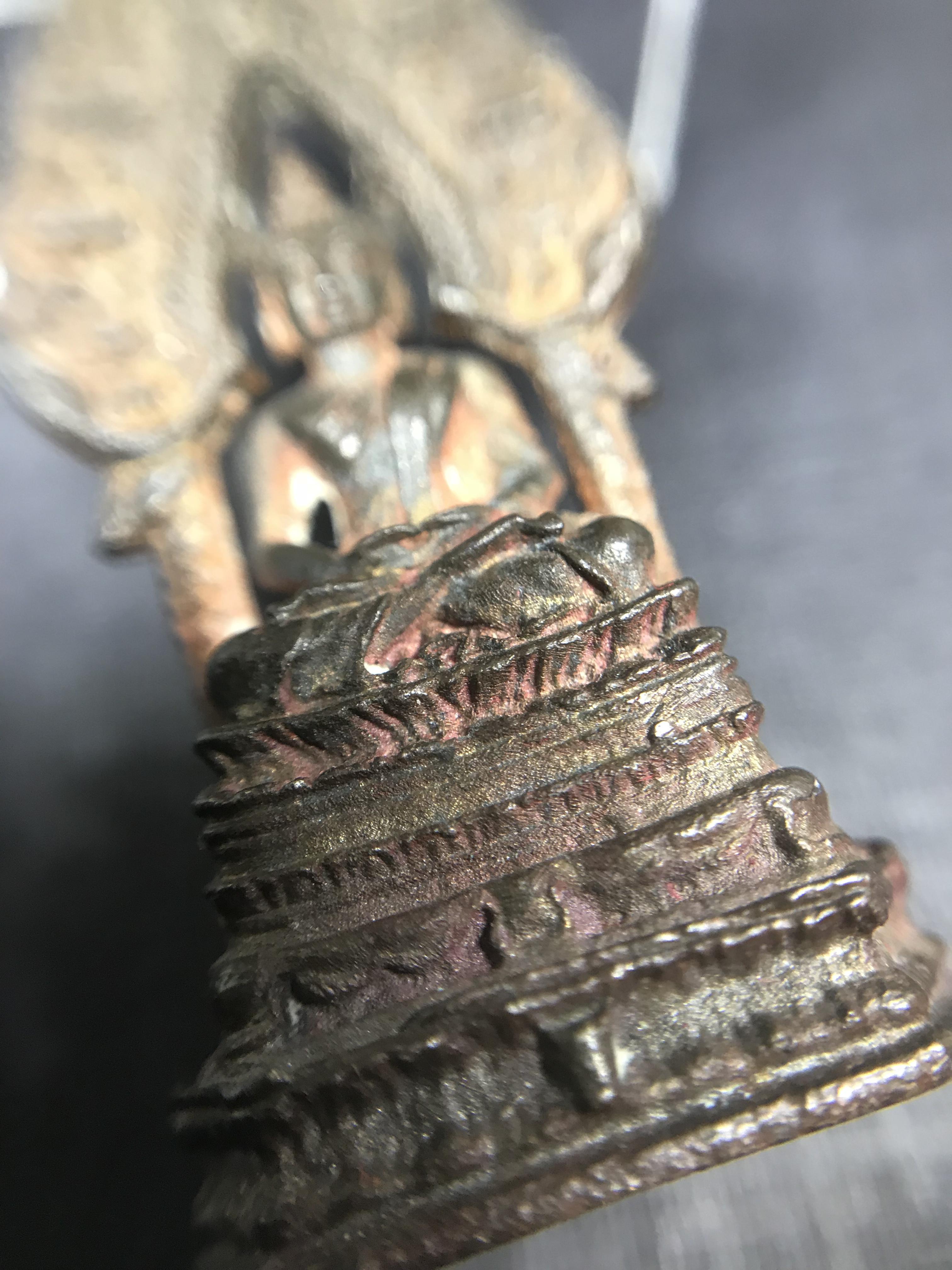 พระกริ่ง-พระชัยวัฒน์นิรันตราย สมโภชครบ108ปี วัดราชประดิษฐ์ ปี2515(ในหลวง ร.9 เสด็จเททอง)(1ใน999 องค์)