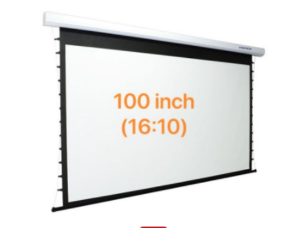 จอฉาย Tab Tension Projector ยี่ห้อ Vertex ขนาดทแยงมุม 100 นิ้ว (16:10)